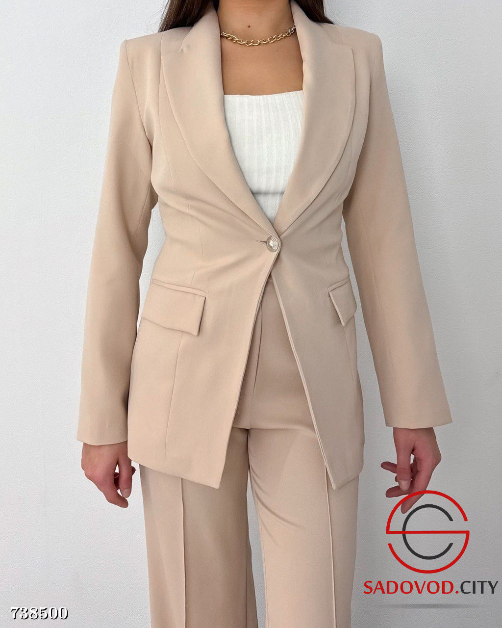 Брючный костюм классический для женщин - Bruno фото 5