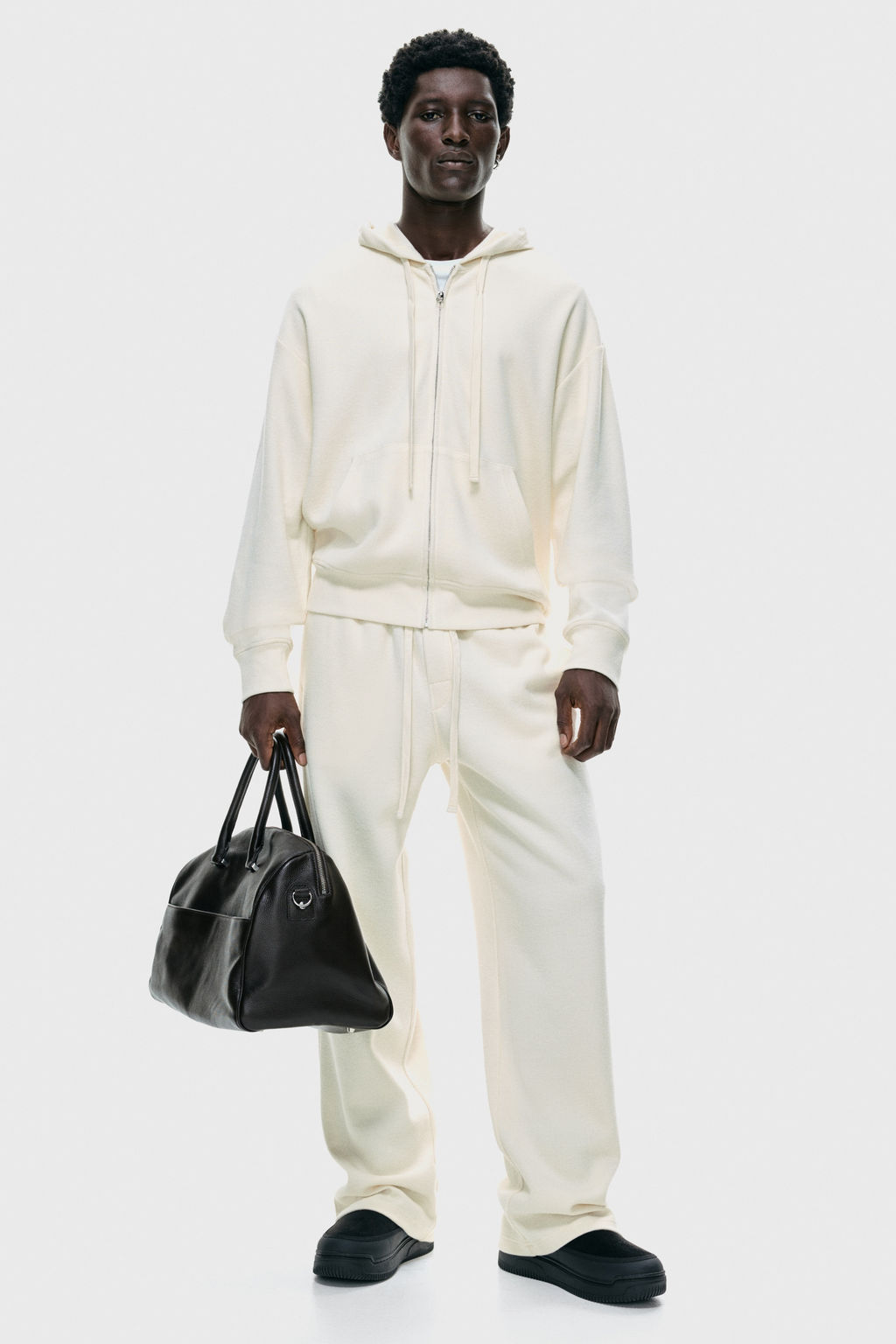Chaqueta de punto con capucha Loose Fit - H&m фото 3