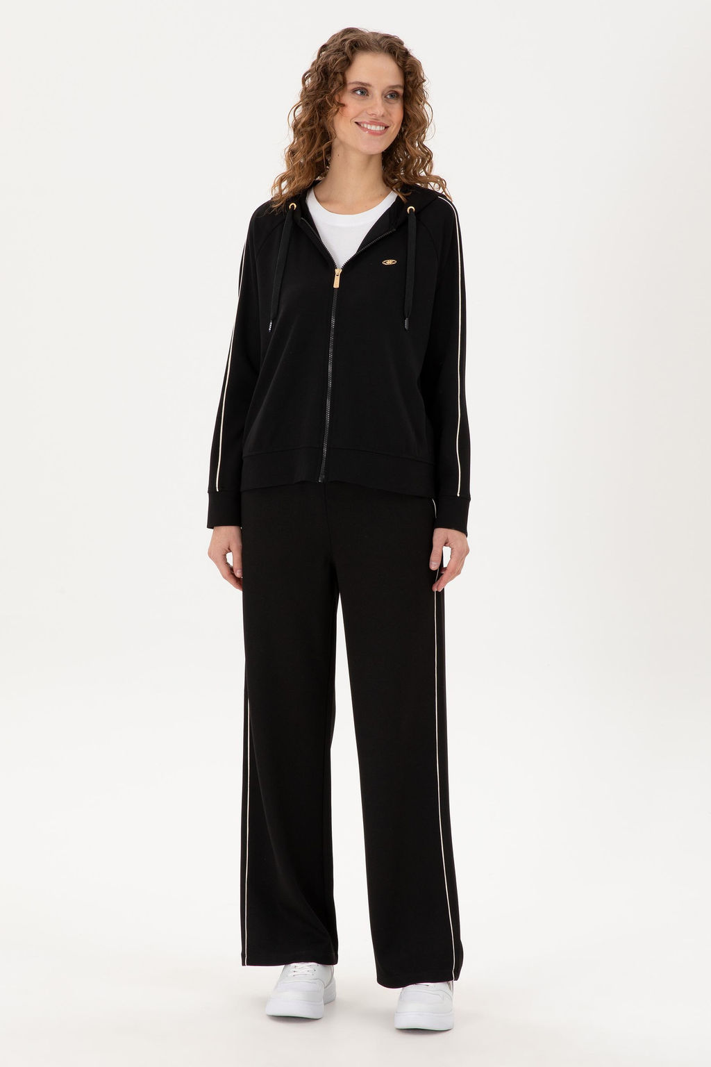 Женский черный свитшот Неожиданная скидка в корзине - U.s. polo assn фото 4