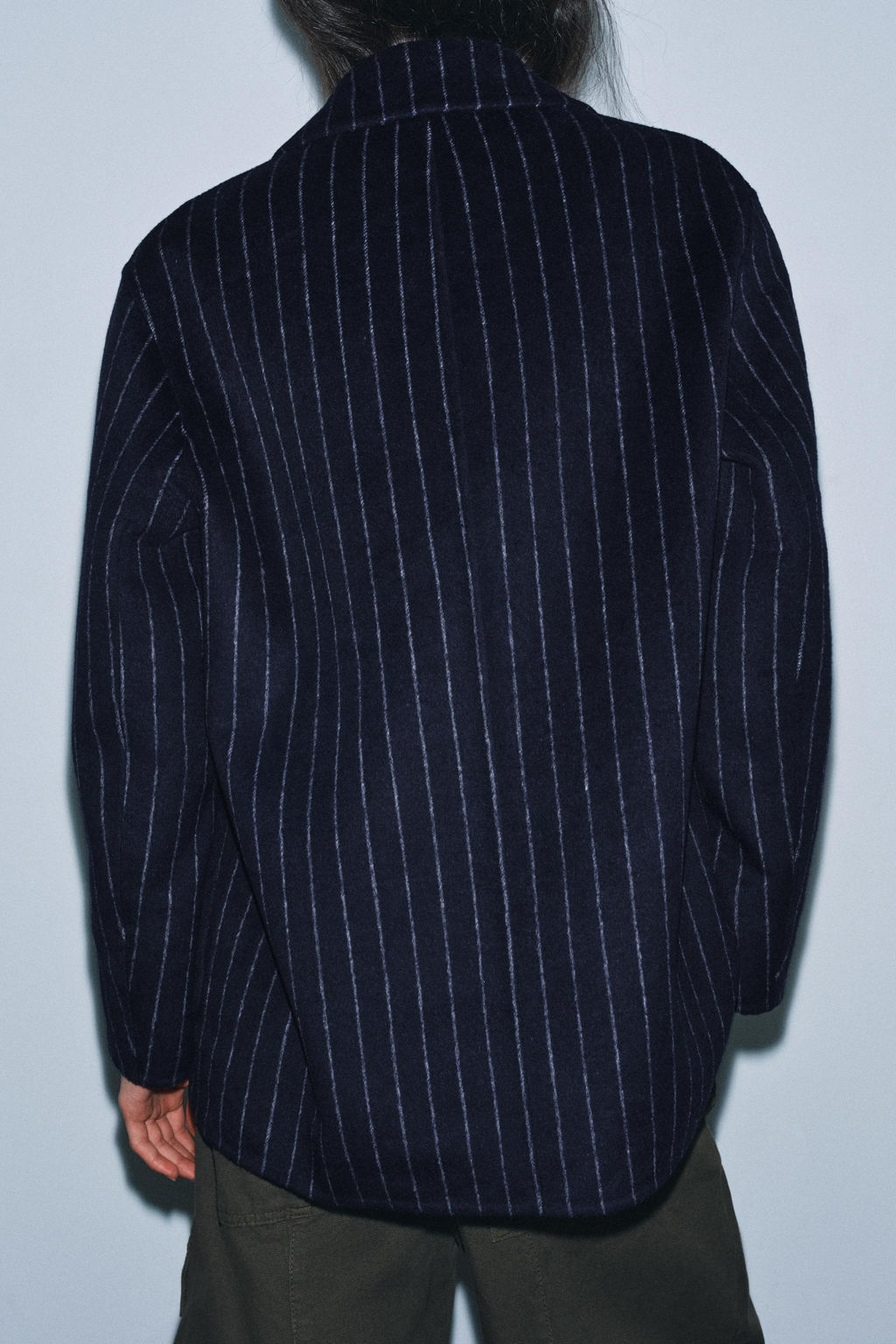 ZW COLLECTION PINSTRIPE BLAZER WITH WOOL - Zara фото 2