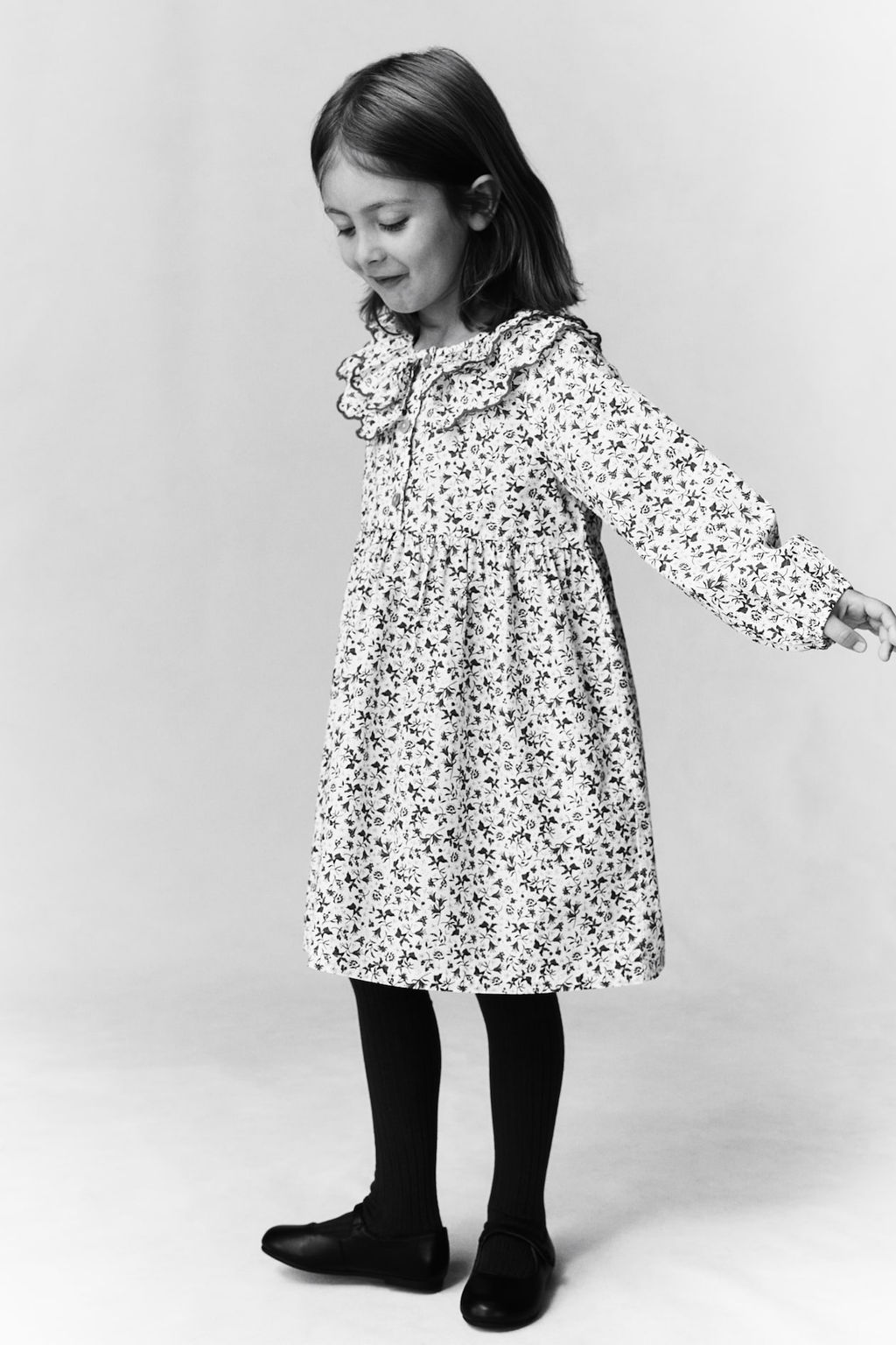 Vestido de popelina con cuello bobo - H&m фото 2