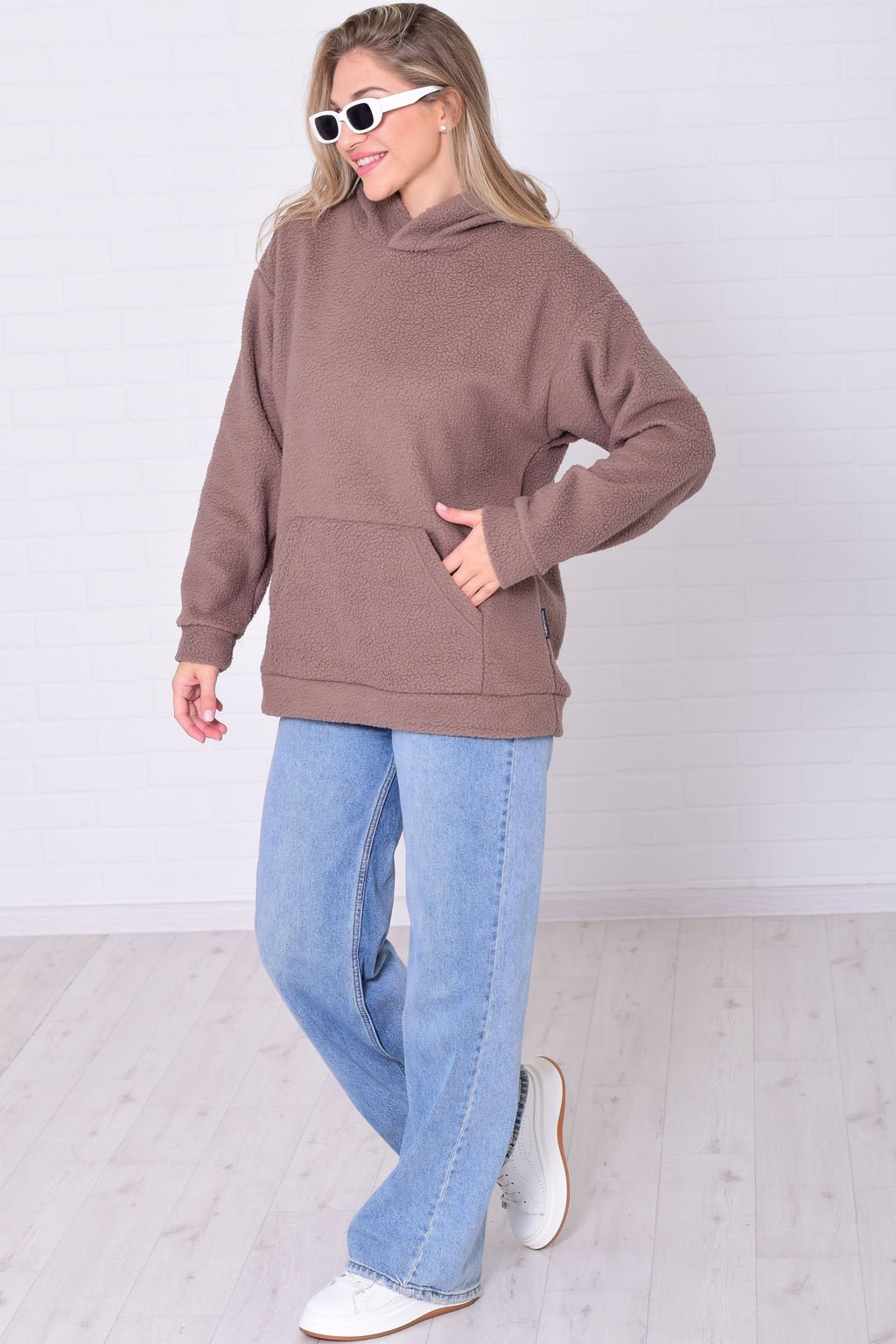 Толстовка базовая 6-218в (мокко)