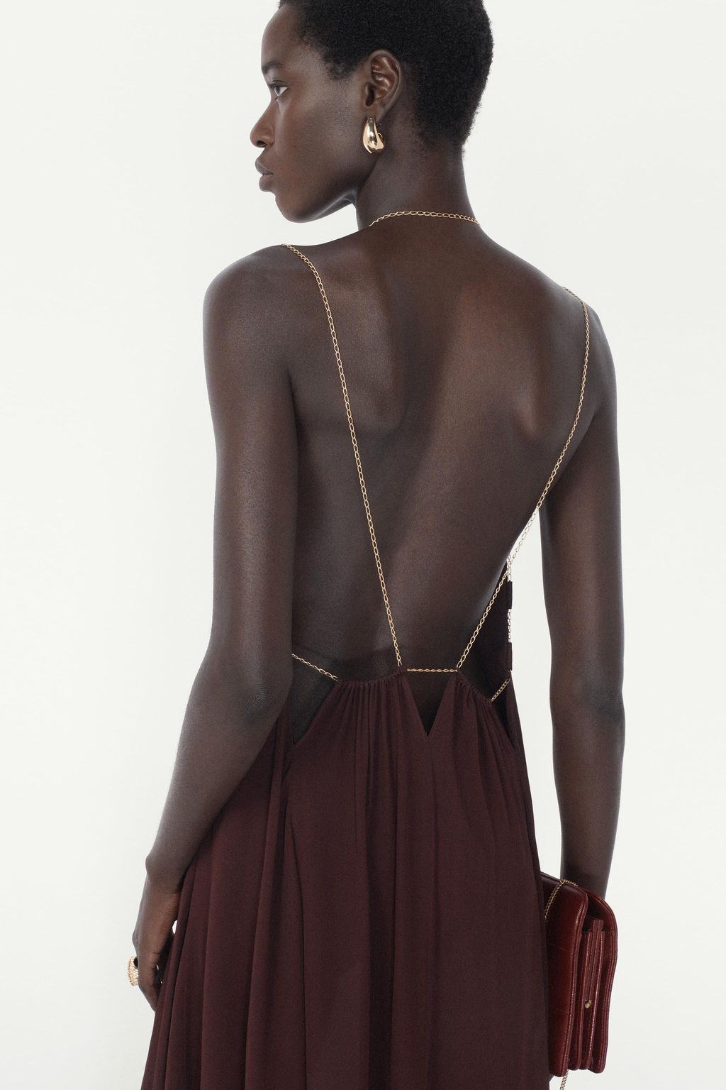 CAMISOLE DRESS WITH CHAIN - THE ITEM ZARA WOMAN  фото 2