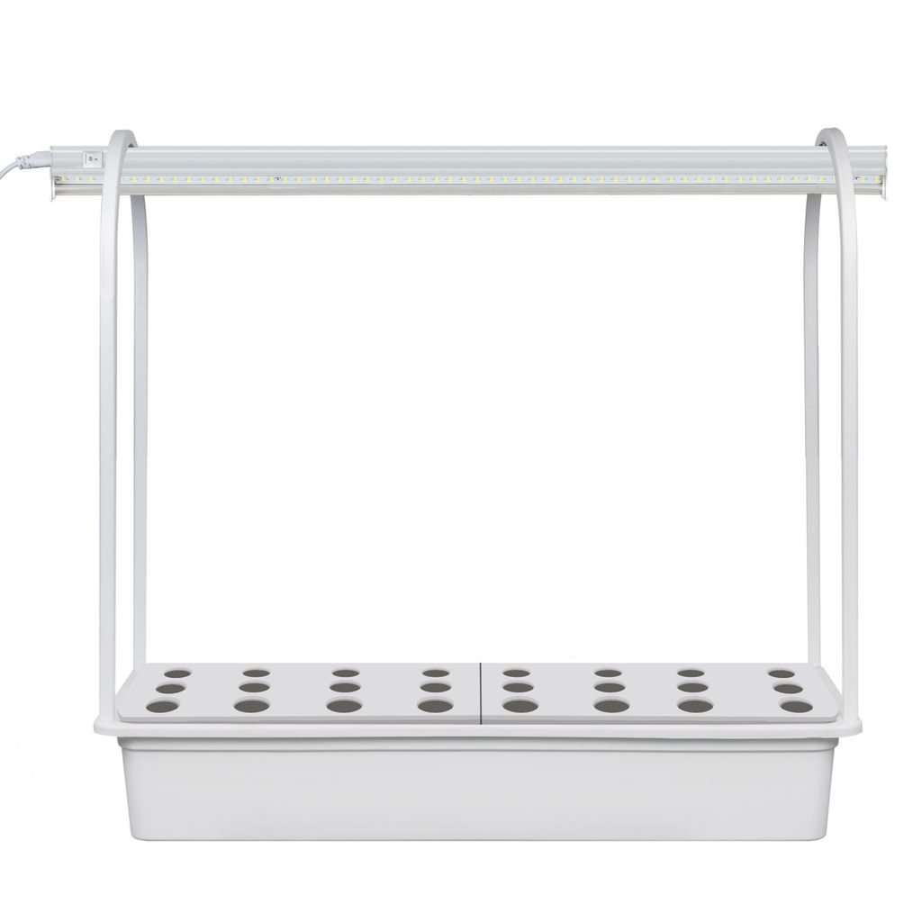 ULT-P44D-10W/SPLE IP20 AQUA SIMPLE WHITE Набор для гидропоники "Минисад AQUA SIMPLE", светильник для растений светодиодный с подставкой. Спектр для фотосинтеза. Белый. TM Uniel