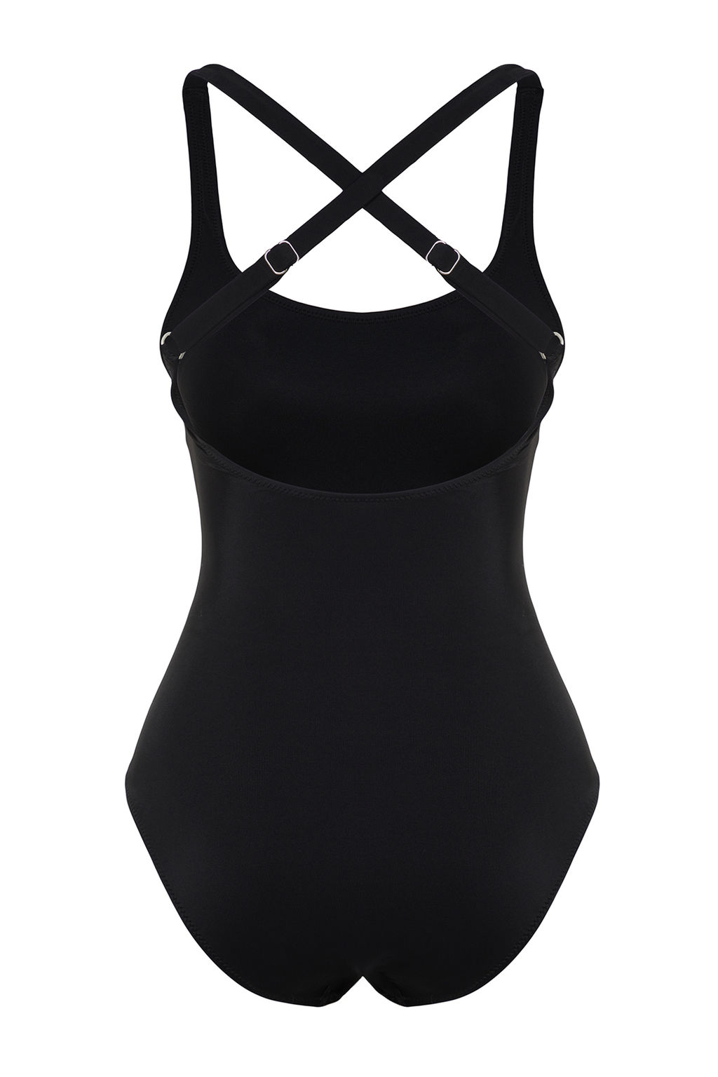 TRENDYOLMILLA Siyah S?rt Dekolteli Regular Mayo TBESS22MA0030 фото 9