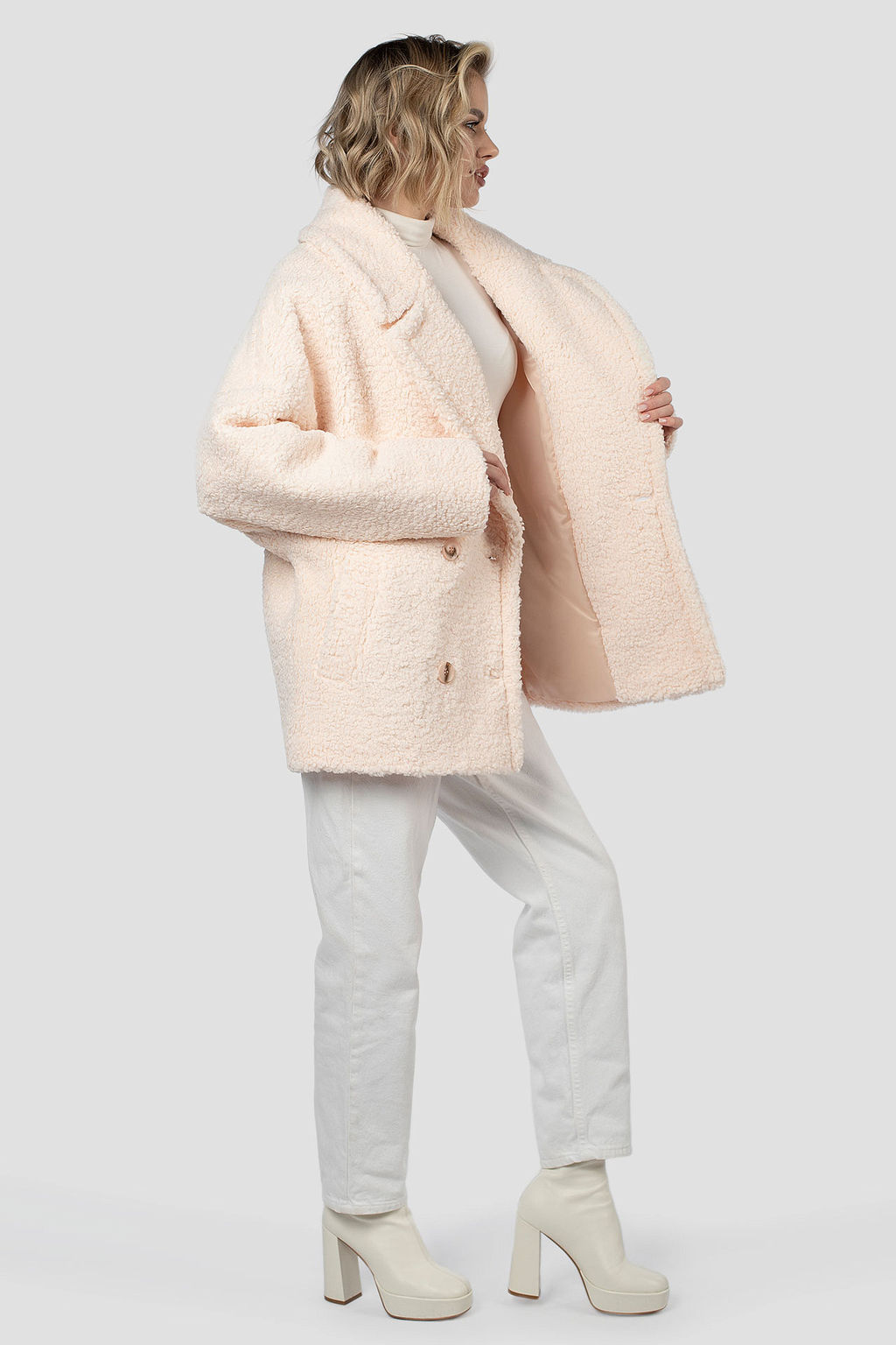 Пальто женское демисезонное - El podio фото 2