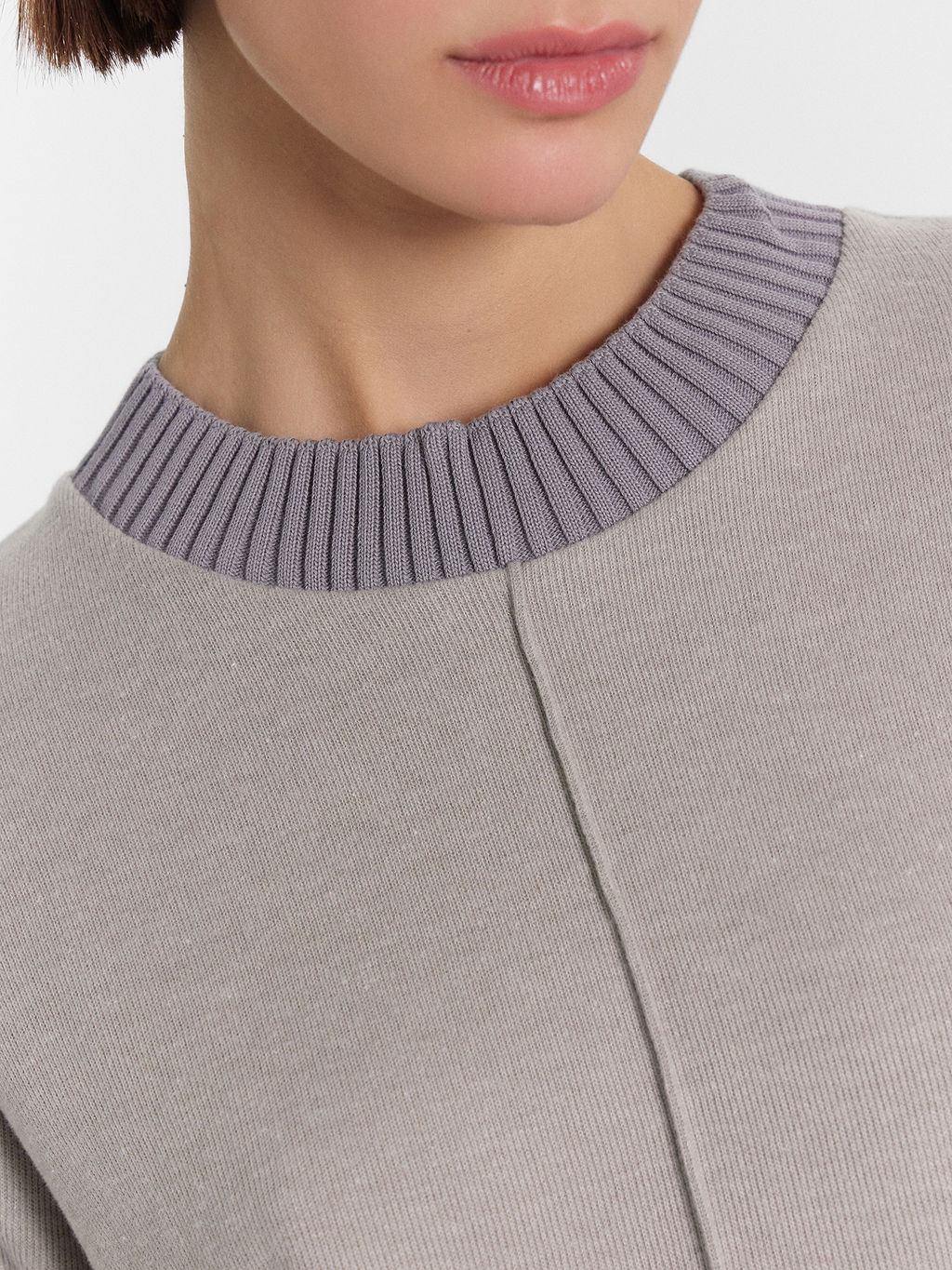 Платье женское серое средне -серый меланж 4425-В 152660