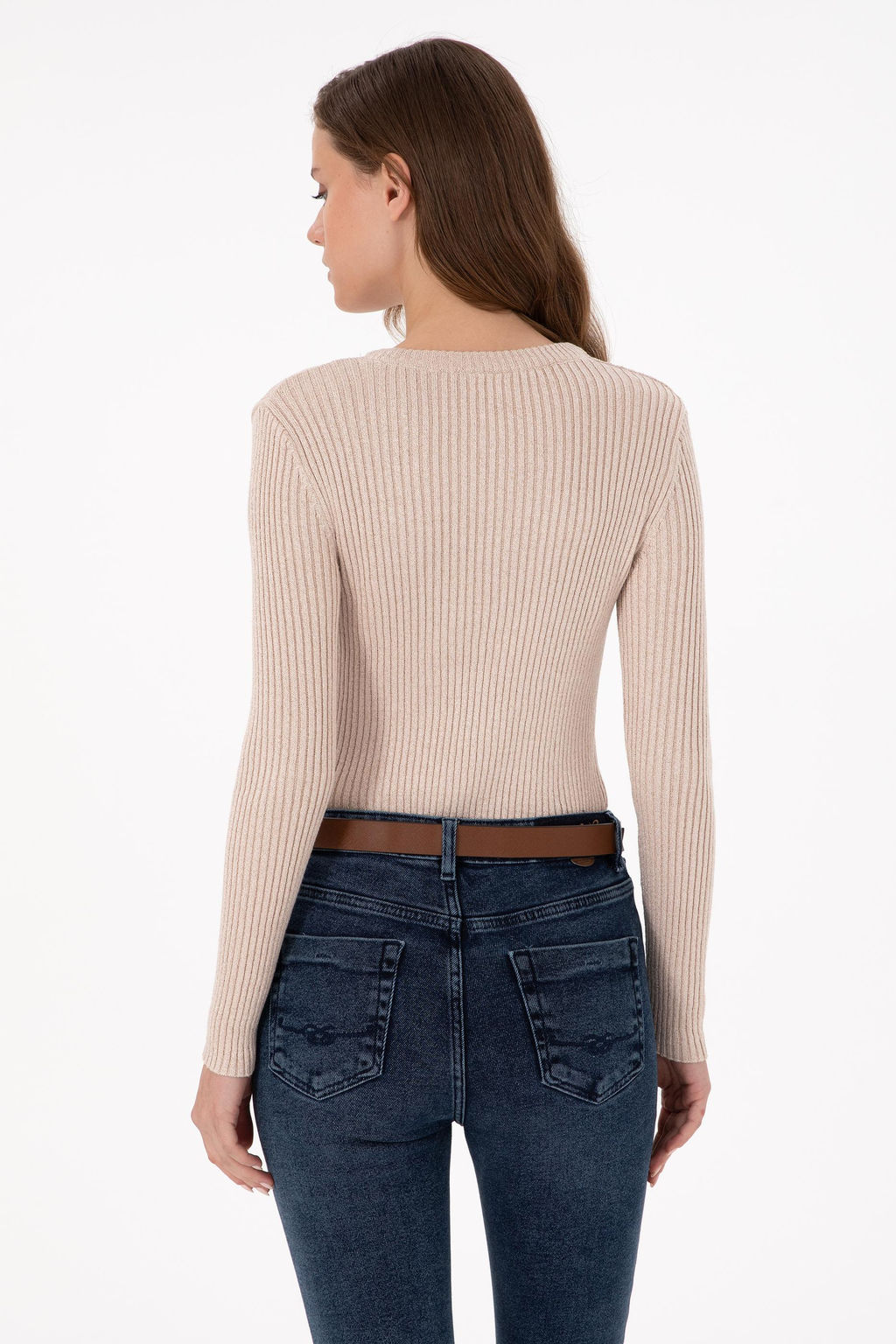 Женский свитер с камнями Дополнительная скидка 11% в корзине - U.s. polo assn фото 5