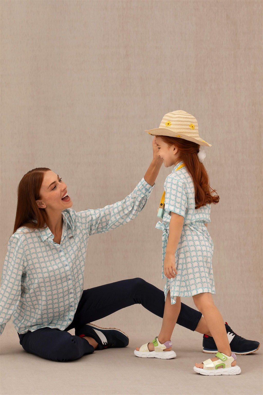 U. S. Polo Assn Тканое платье зеленого цвета с короткими рукавами для девочек - U.s. polo assn фото 6