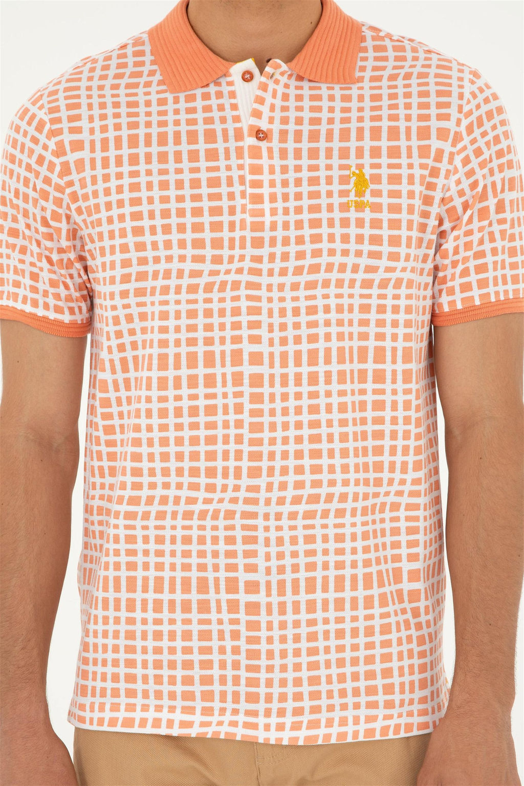 U. S. Polo Assn / Мужская футболка с лососем - U.s. polo assn фото 6