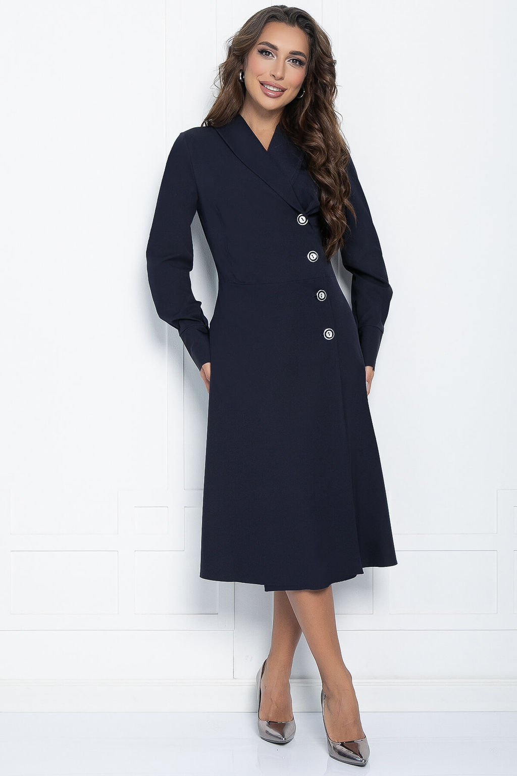 Платье Соломия (синее) П10902 - Lt collection фото 12