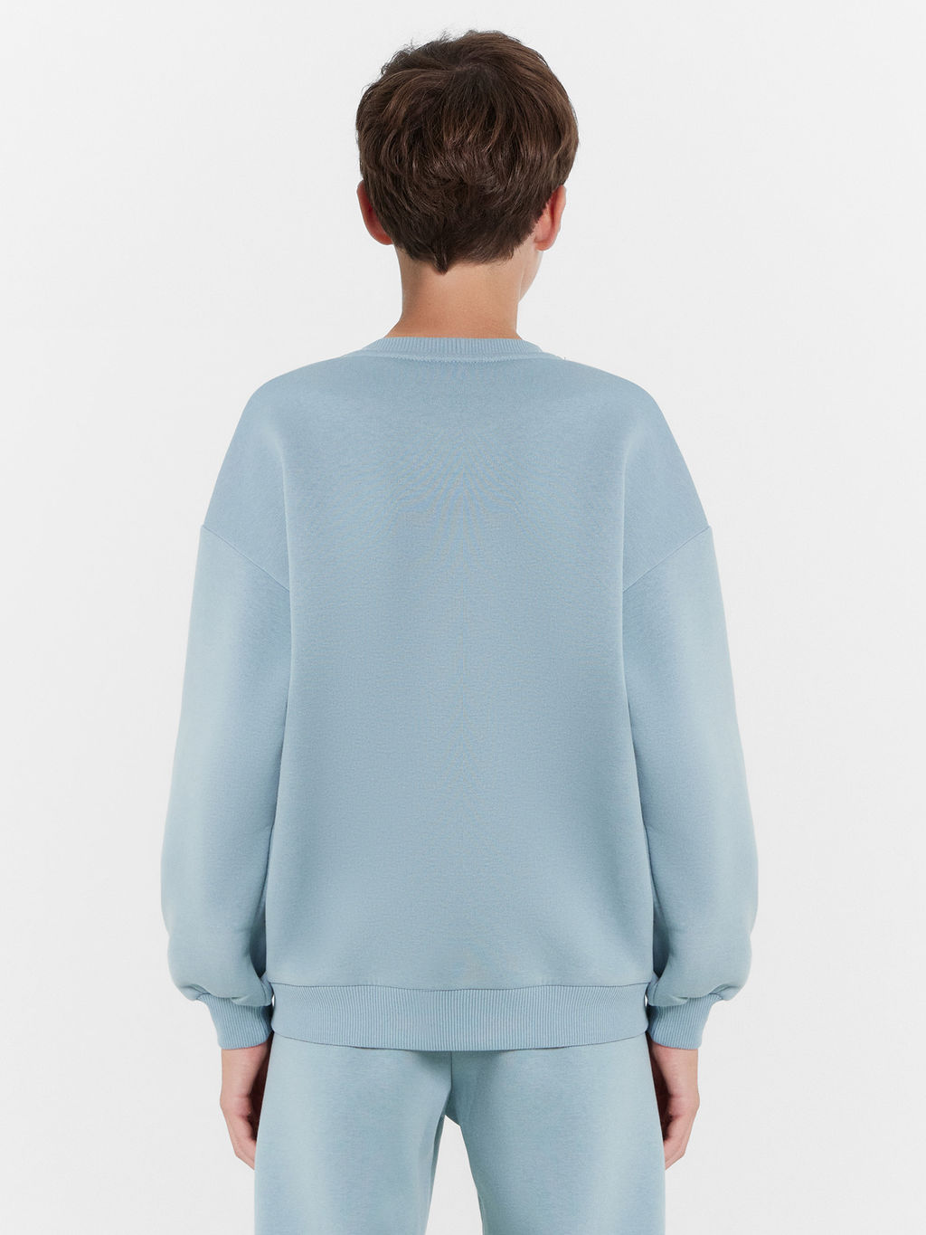 Свитшот для мальчиков синий с печатью - Mark formelle фото 3