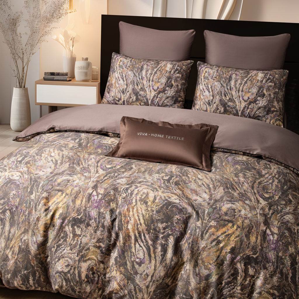 Комплект постельного белья Сатин Премиум на резинке CPAR051 180*200*30;160*200*30;140*200*30 Евро 4 Наволочки