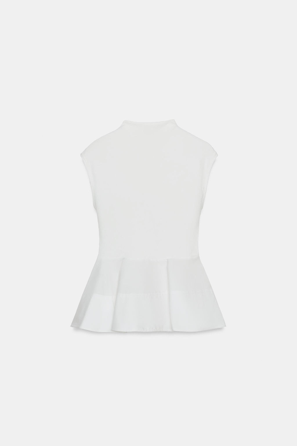 TOP COMBINADO PEPLUM / Blanco - Zara фото 5
