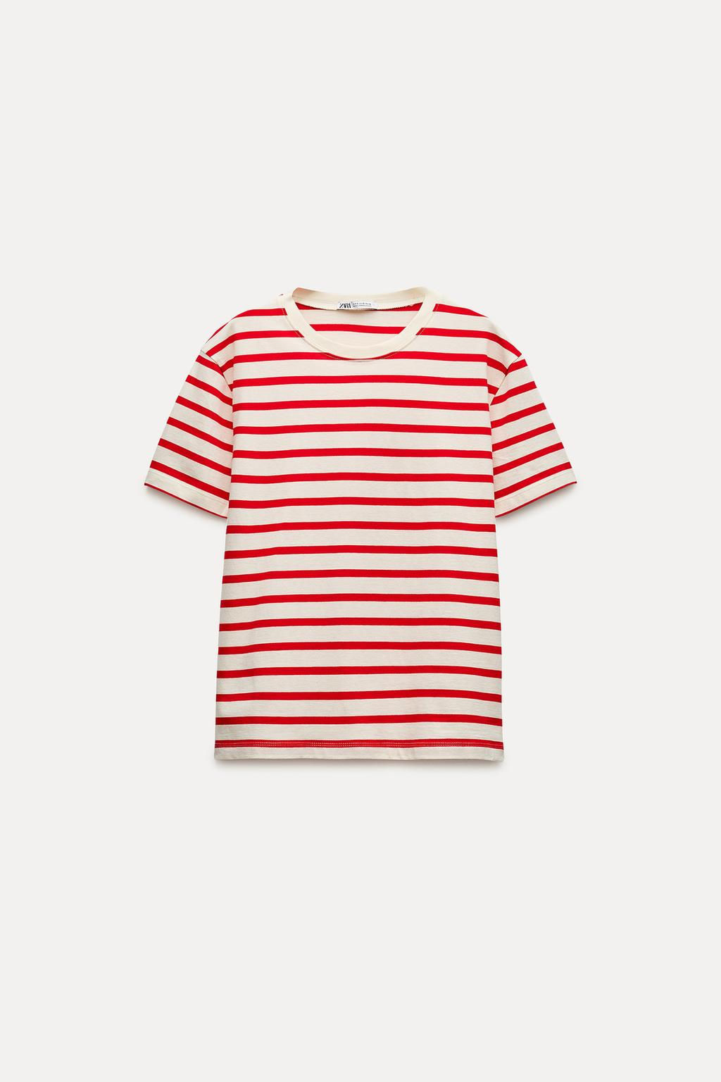 BASIC COTTON T-SHIRT - Zara фото 23