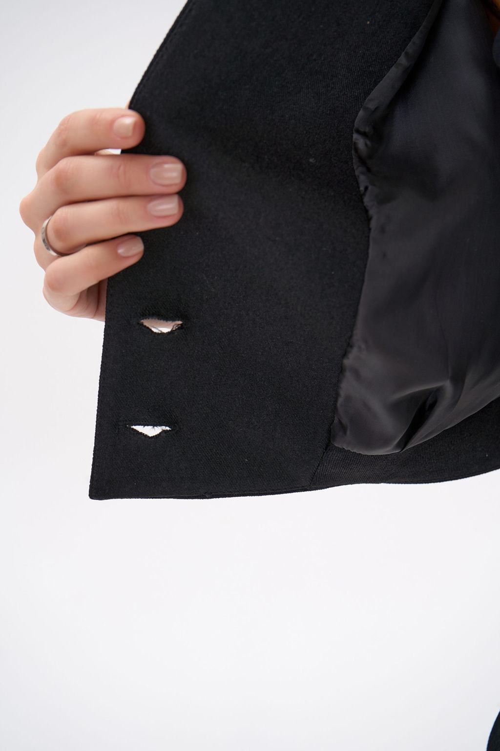 Короткий пиджак Джуди (чёрный) - Эльза фото 4