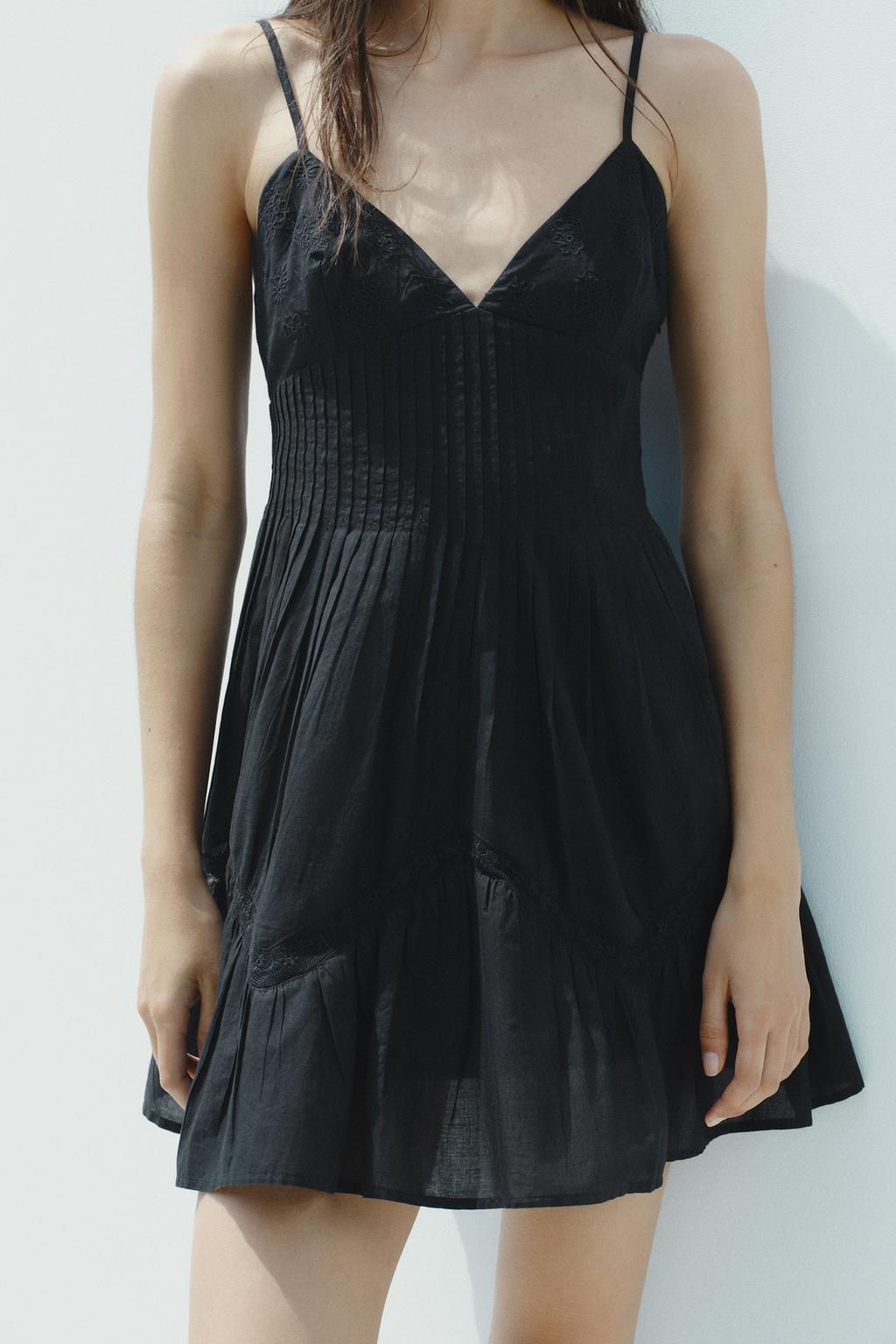 EMBROIDERED SHORT DRESS - Zara фото 9