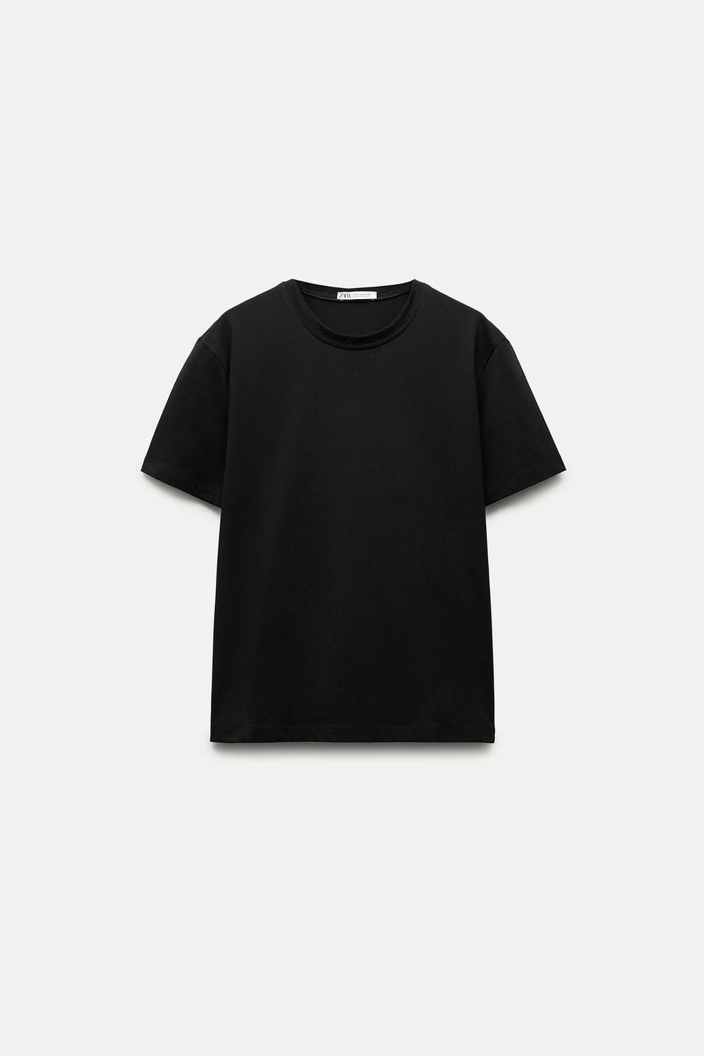 BASIC COTTON T-SHIRT - Zara фото 44