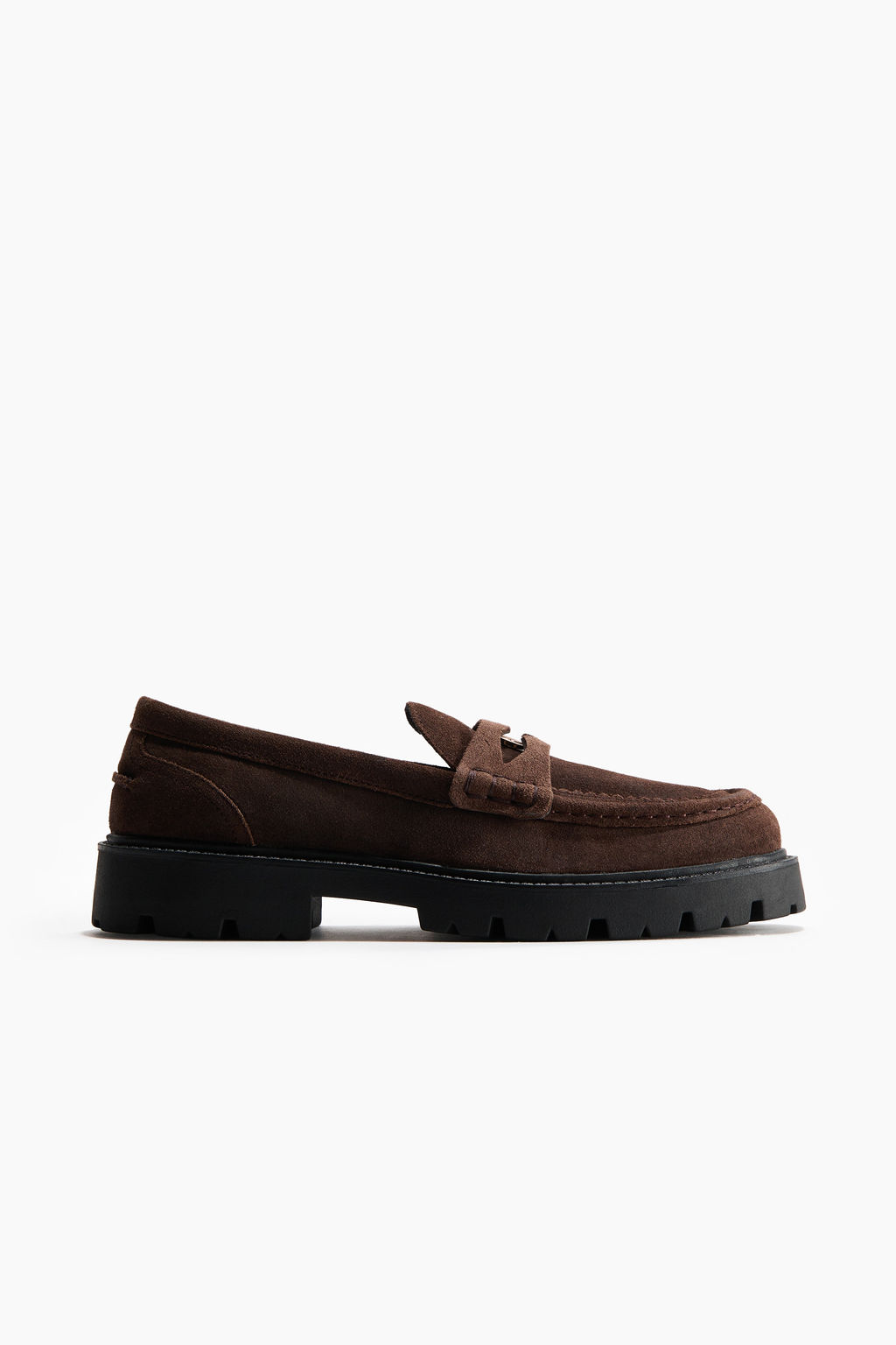Mocasines de serraje afelpado con suela gruesa - H&m фото 2