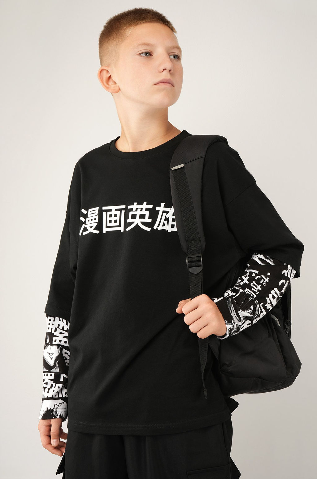 Детский лонгслив с двойным рукавом Happyfox - Happy fox фото 7