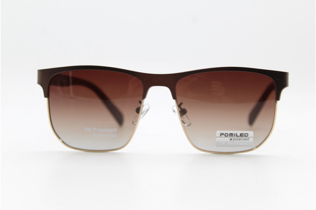 Солнцезащитные очки POMILED (Polarized) 08247 55-22-140 С12-02 с мешочком