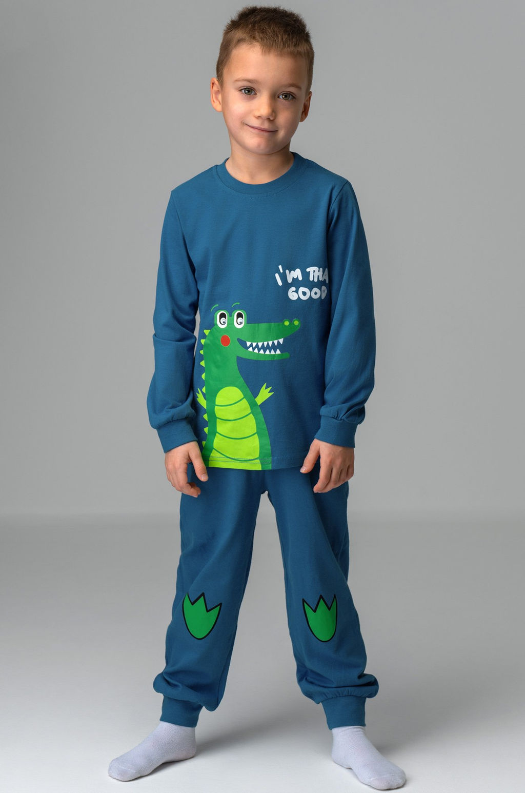 Хлопковая пижама для мальчика Bonito  фото 2