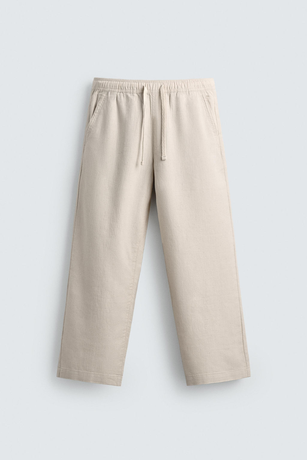 TEXTURED RELAXED FIT TROUSERS - Zara фото 21
