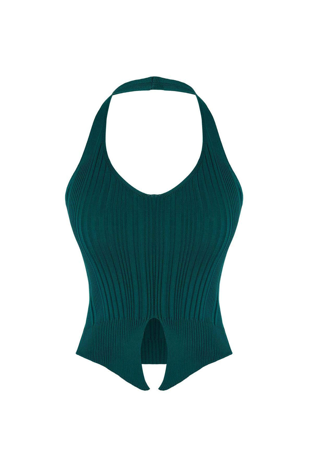 Petrol Boyundan Ask?l? Ince Bluz TWOSS25BZ00327