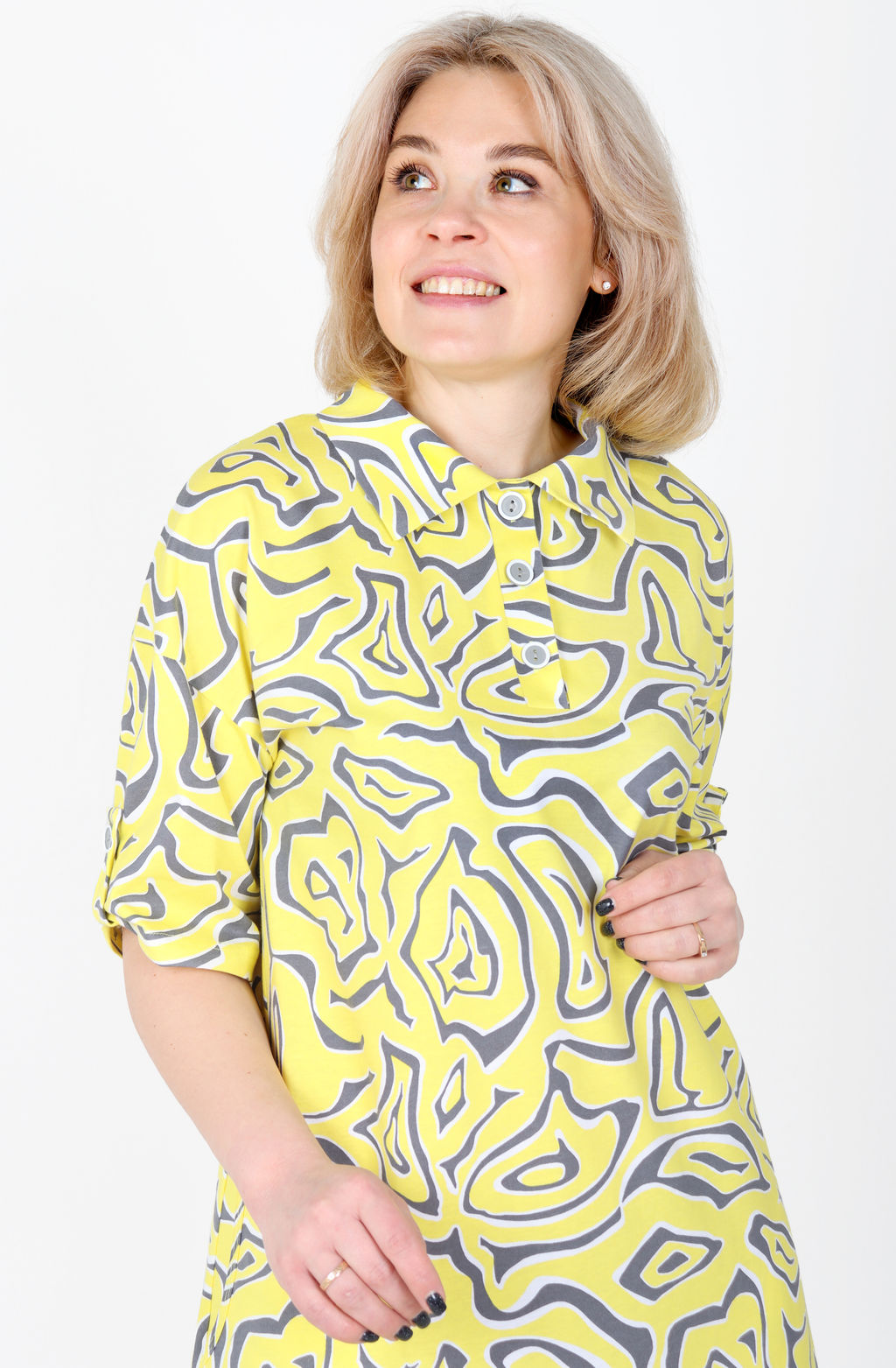 Платье София Х-452 (46-62) кулирка - Лотос фото 5