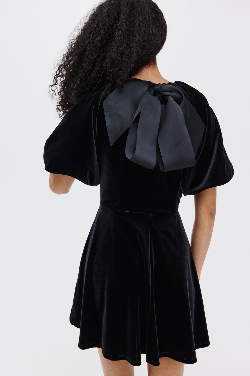 Vestido con mangas globo - H&m фото 6