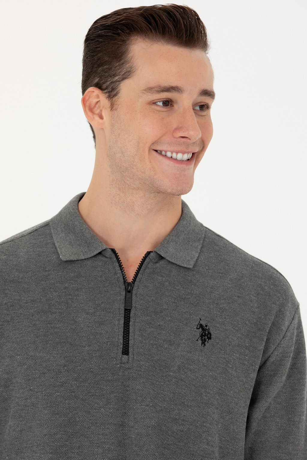 U. S. Polo Assn / Мужской свитшот антрацитового цвета - U.s. polo assn фото 16