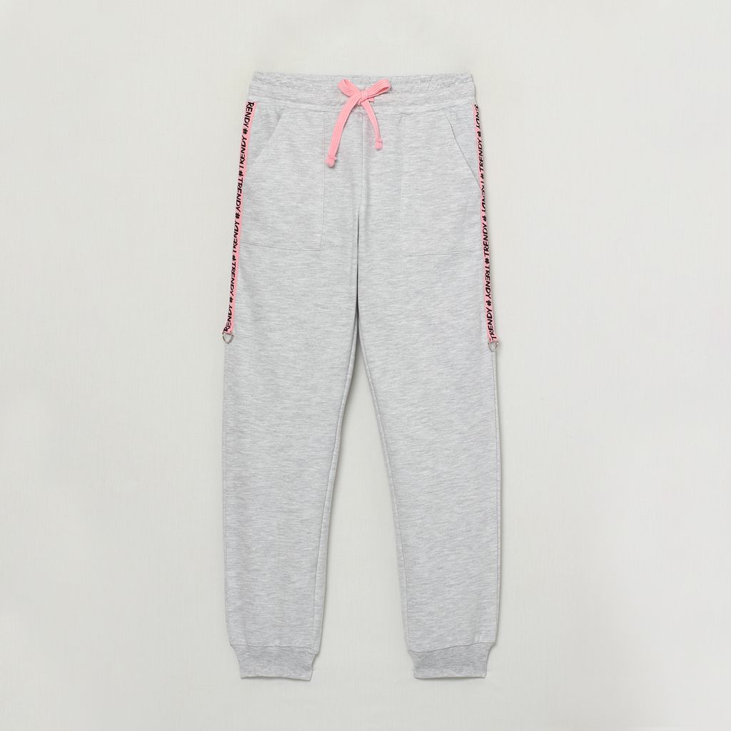 CRB wear/CWJG 70117-11-292 Брюки для девочки, светло-серый меланж/Ex.Cherubino  фото 3