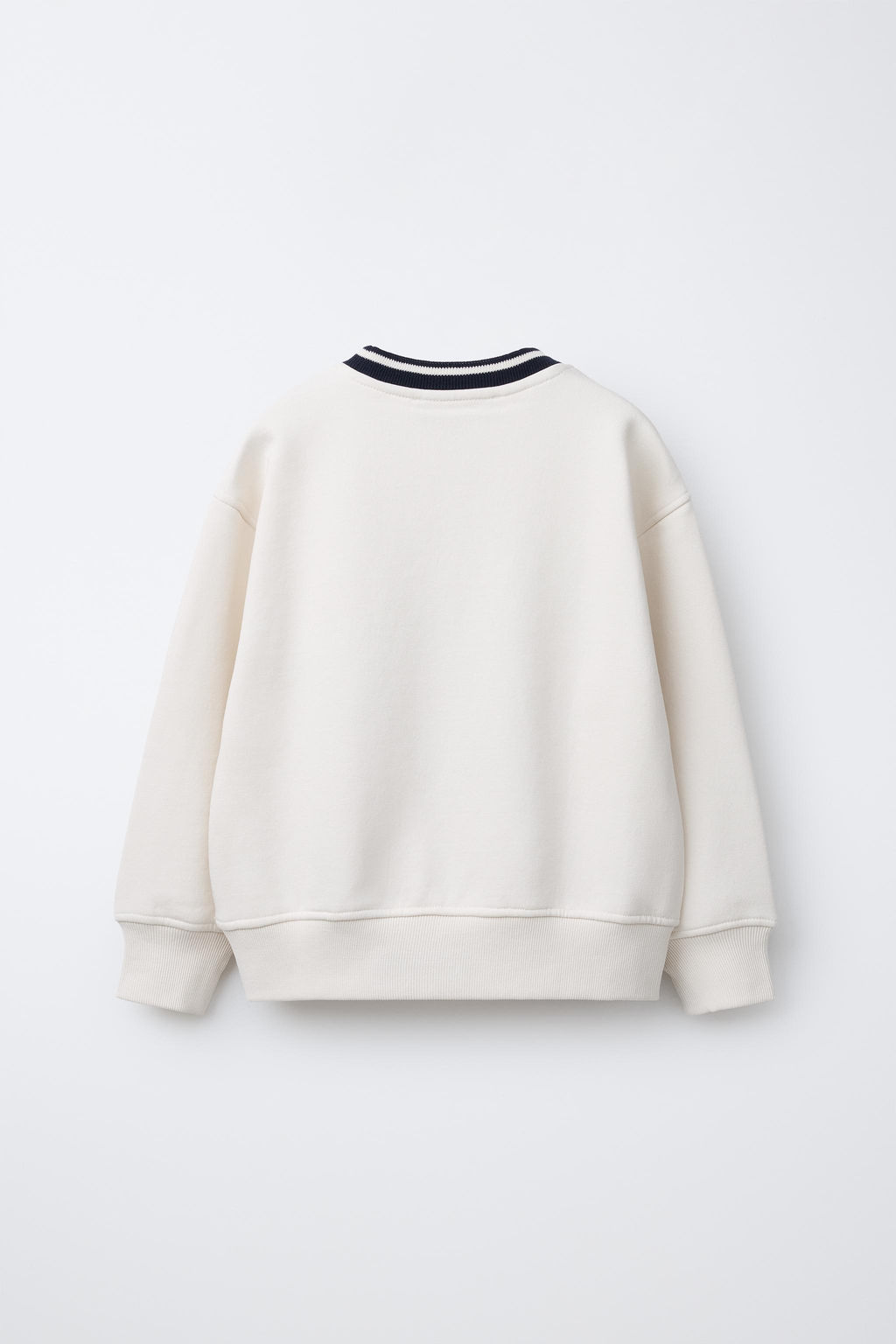 SUDADERA ESTAMPADA TEXTO / Crudo - Zara фото 3