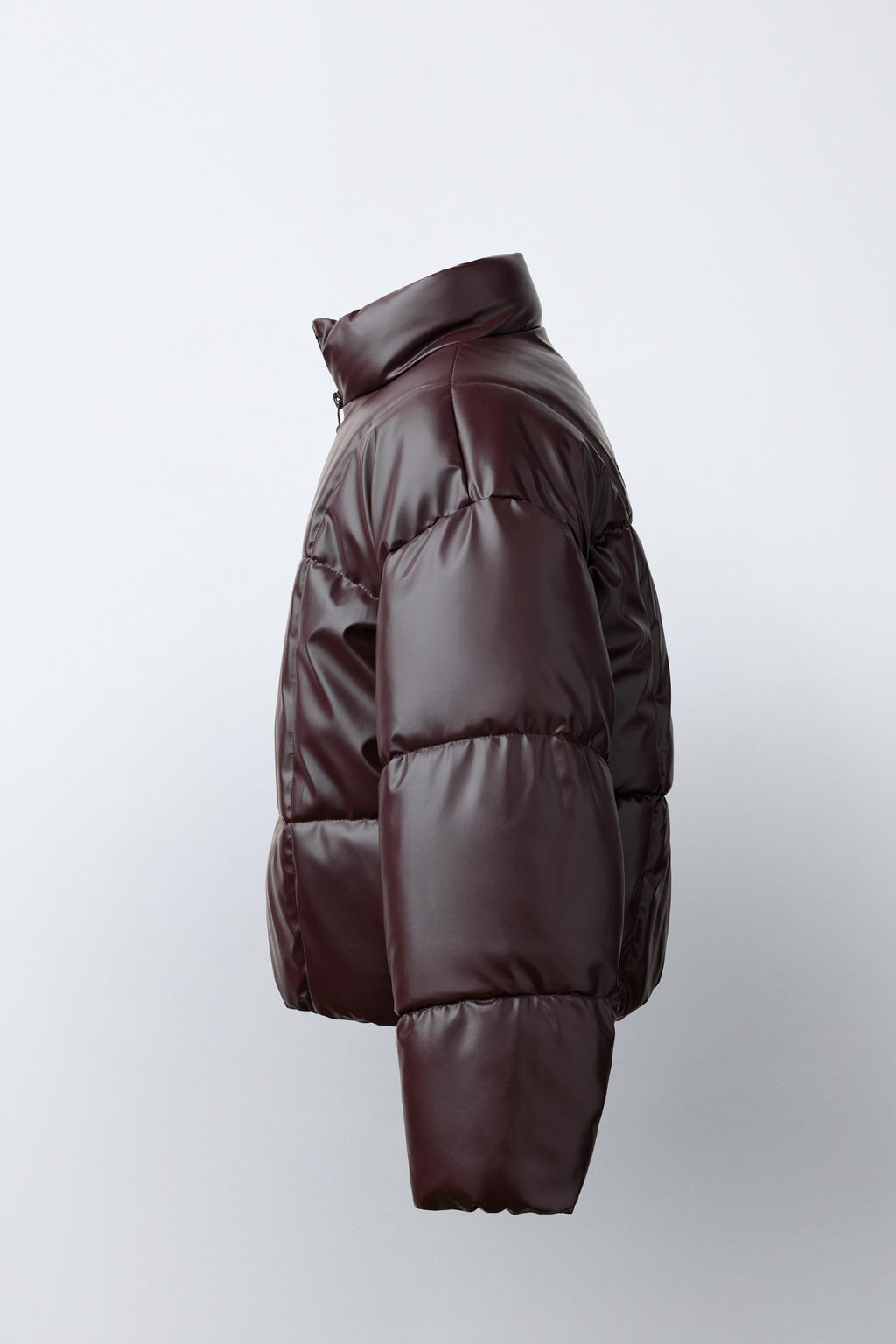 CAZADORA ACOLCHADA BRILLO WATER REPELLENT / Marr?n - Zara фото 4