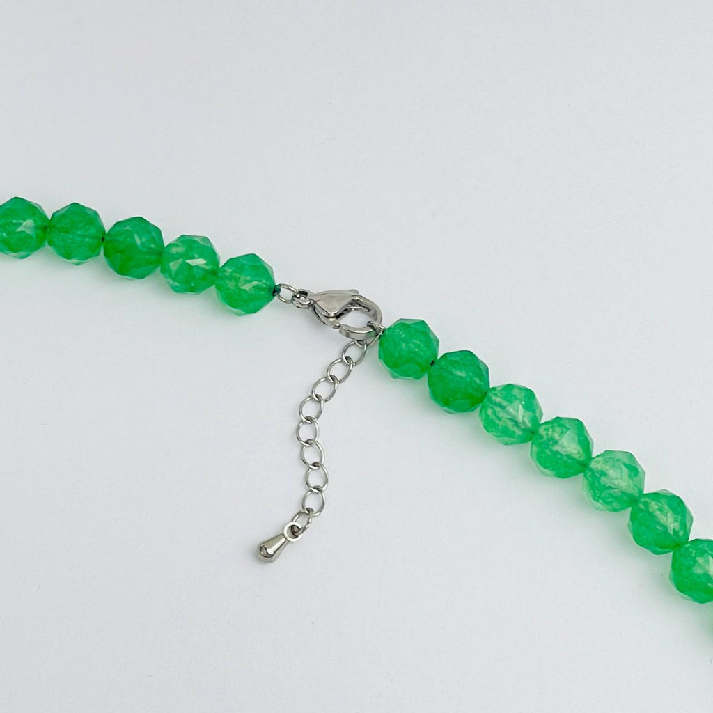 Колье из зеленого Авантюрина