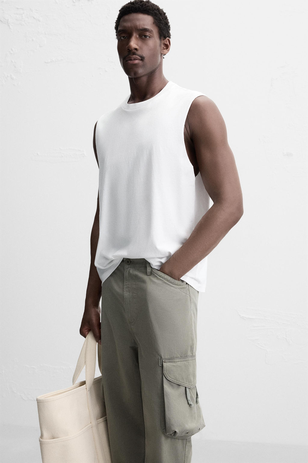 COTTON TANK T-SHIRT - Zara фото 5