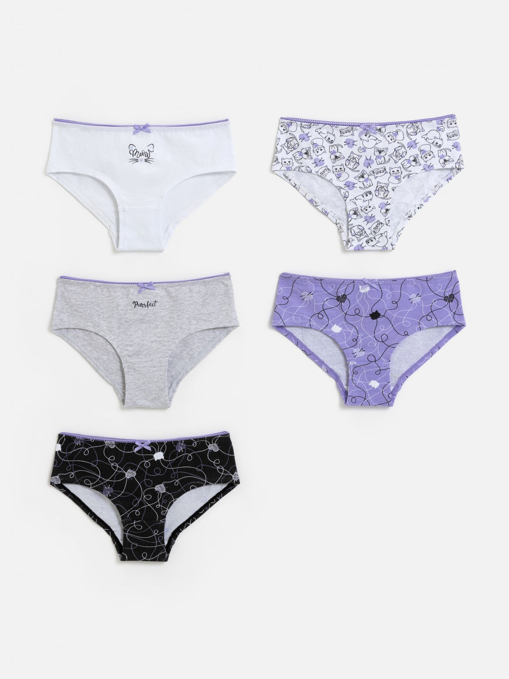 ACOOLA / Трусы детские для девочек 5 шт. Batt ассорти