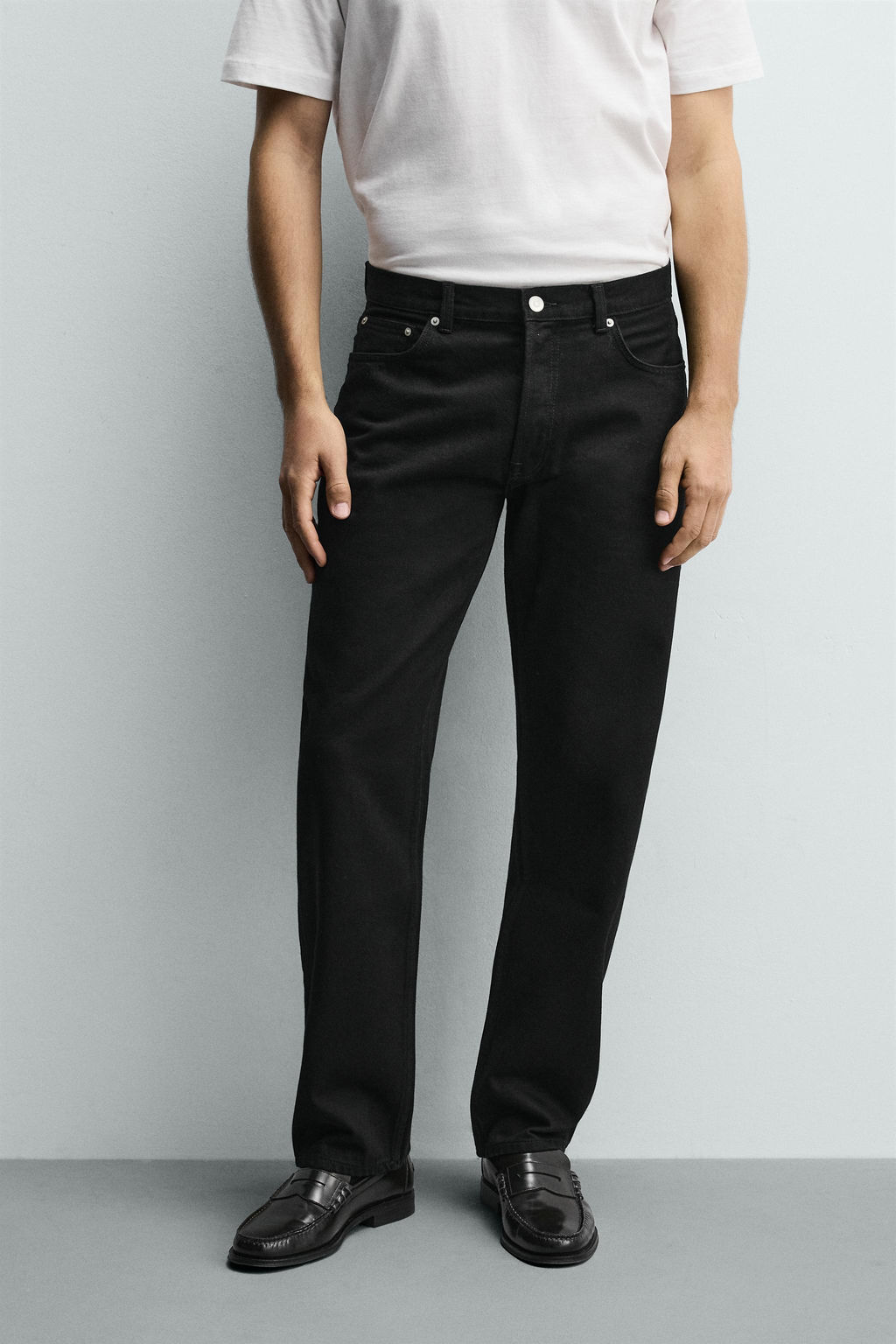 JEANS STRAIGHT FIT / Negro - Zara фото 2