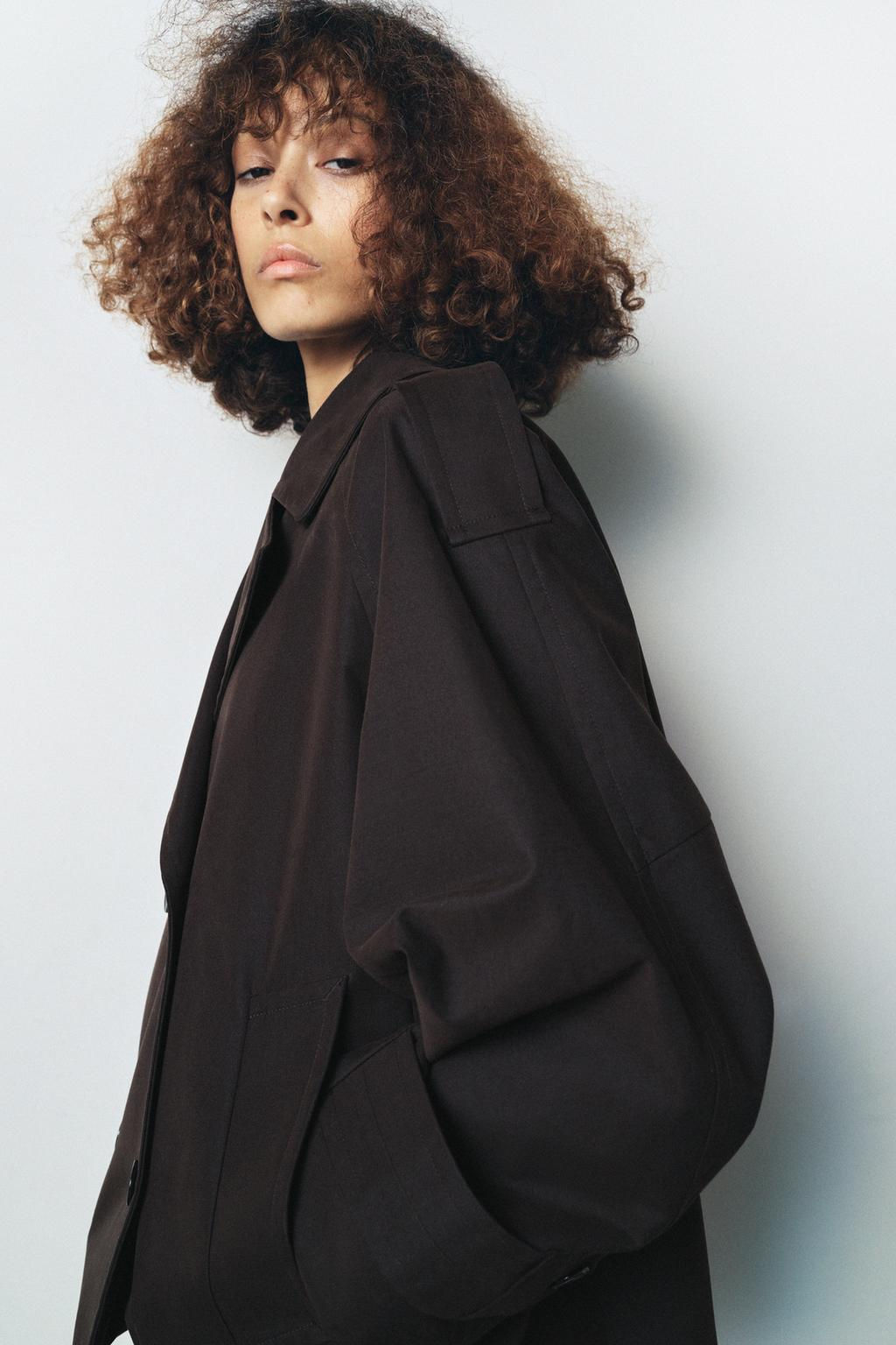 SHORT TRENCH COAT ZW COLLECTION - Zara фото 4