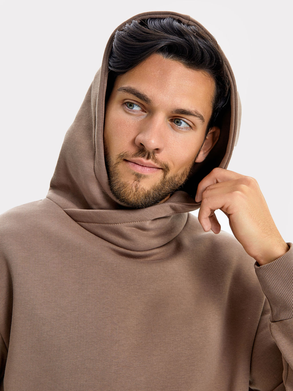 Комплект мужской (анорак, брюки) в бежевом цвете тауп 191019 - Mark formelle фото 4