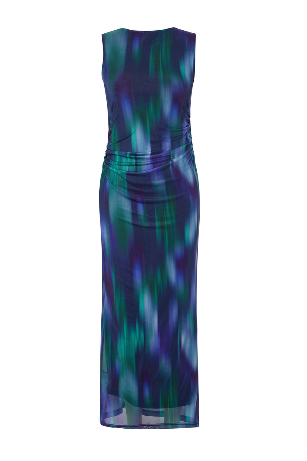 TRENDYOLMILLA Cok Renkli Buzgu/Drape Detayl? Desenli Vucuda Oturan Maxi Esnek Orme Kalem Elbise TWOSS24EL00078 фото 16