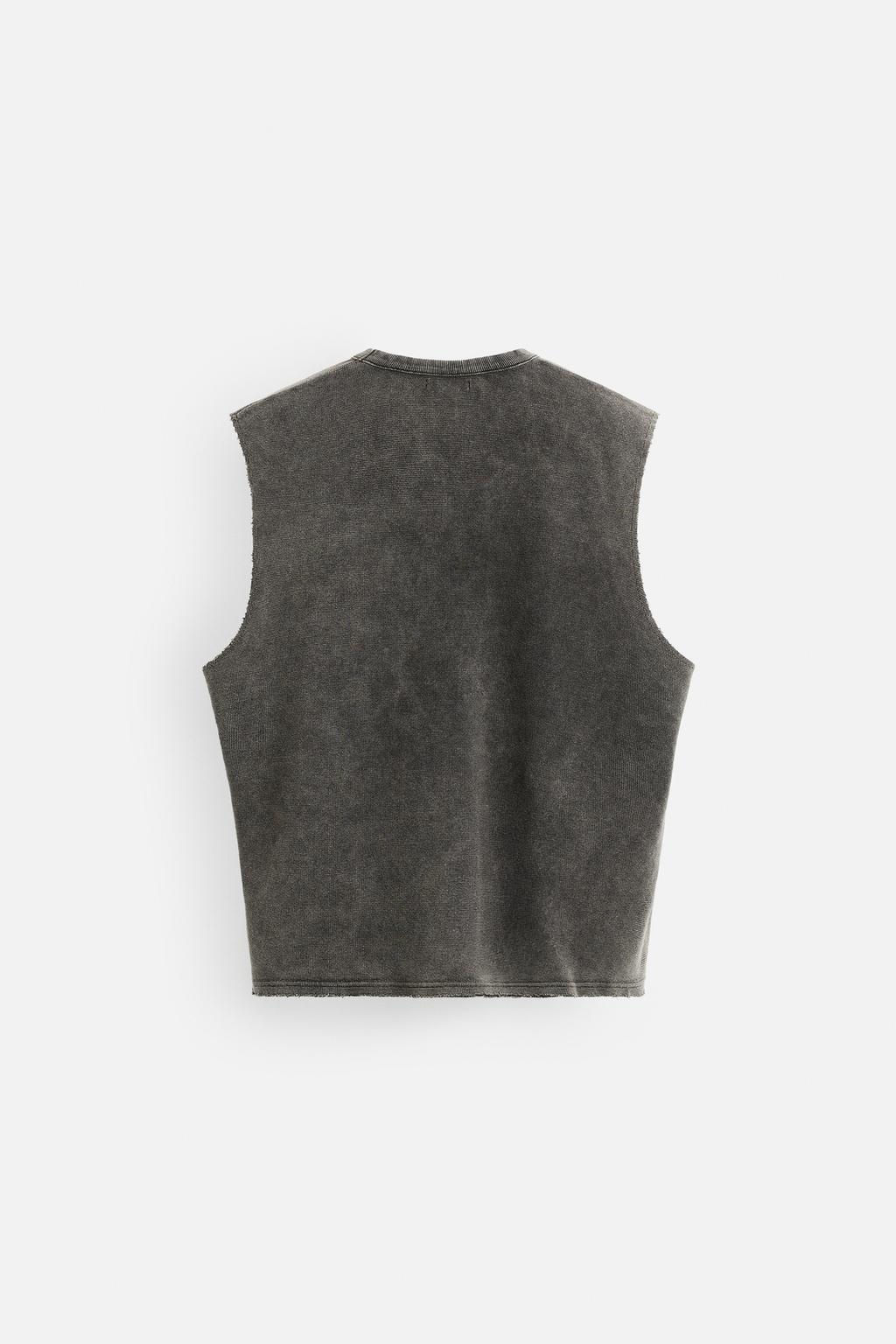 CONTRAST PRINT KNIT T-SHIRT - Zara фото 8