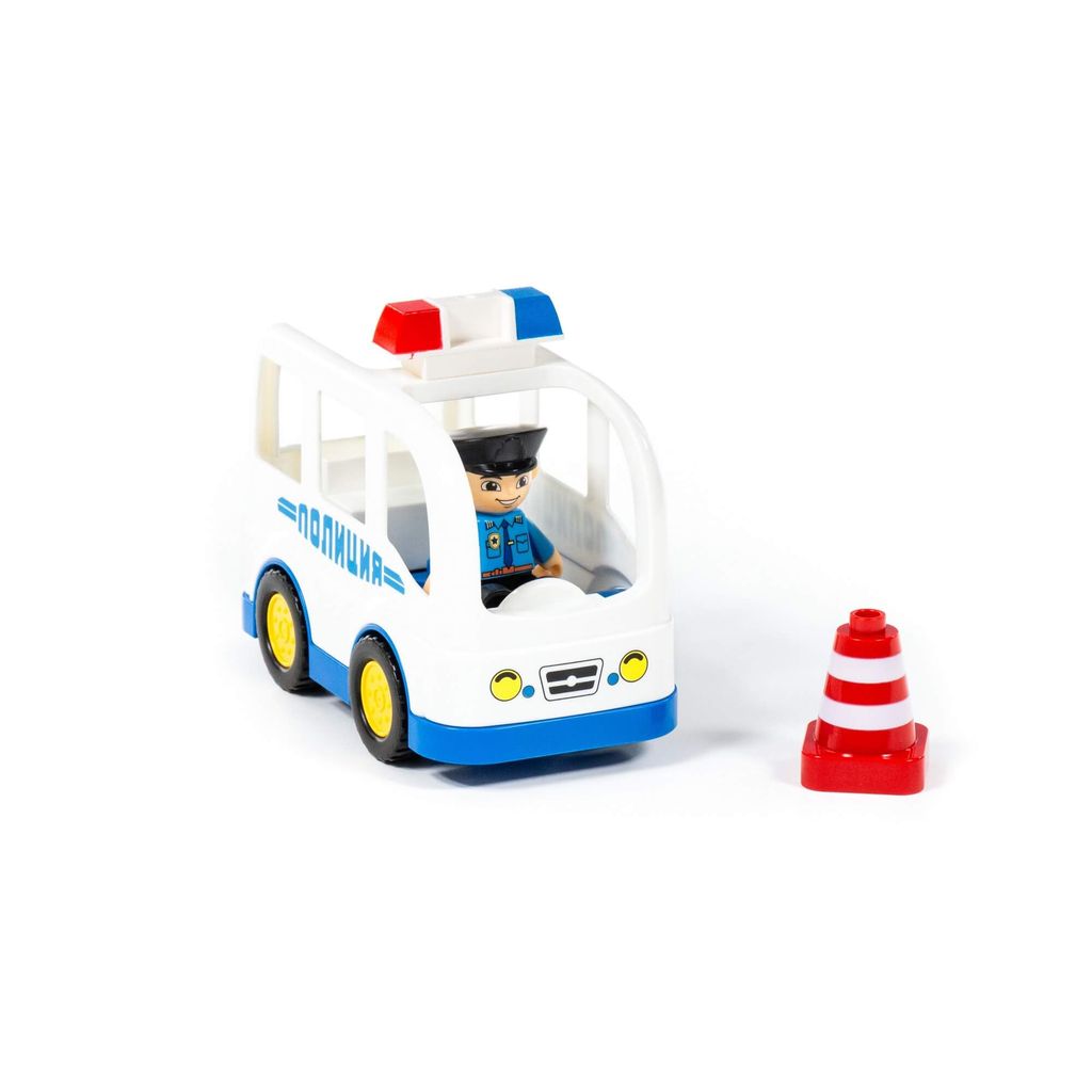 Конструктор Макси - Полицейский участок (36 элементов) (в коробке) - Полесье фото 5