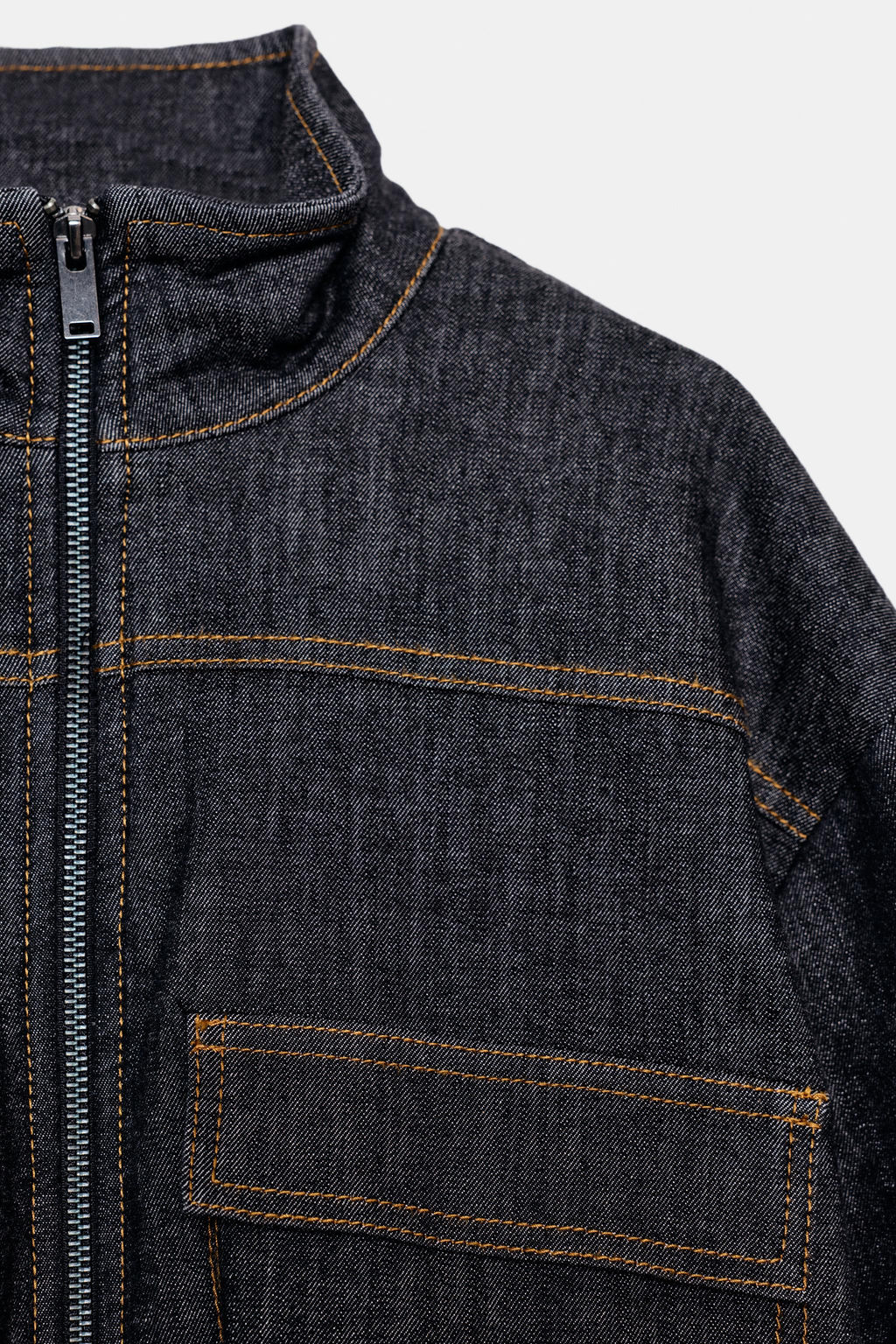 HIGH-NECK PUFFER BOMBER JACKET - Zara фото 8