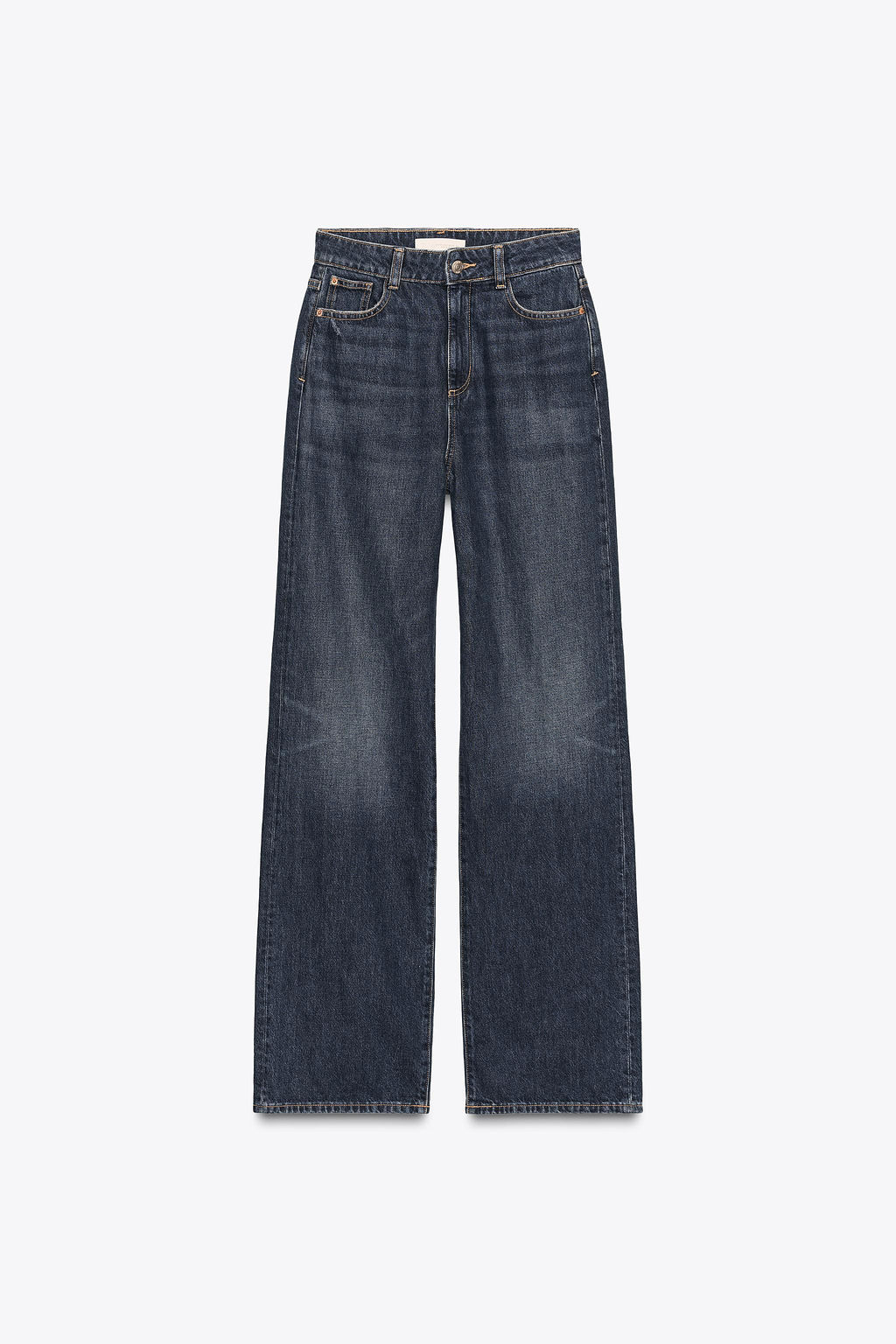 JEANS Z.04 STRAIGHT FULL LENGTH HIGH-WAIST - Zara фото 7
