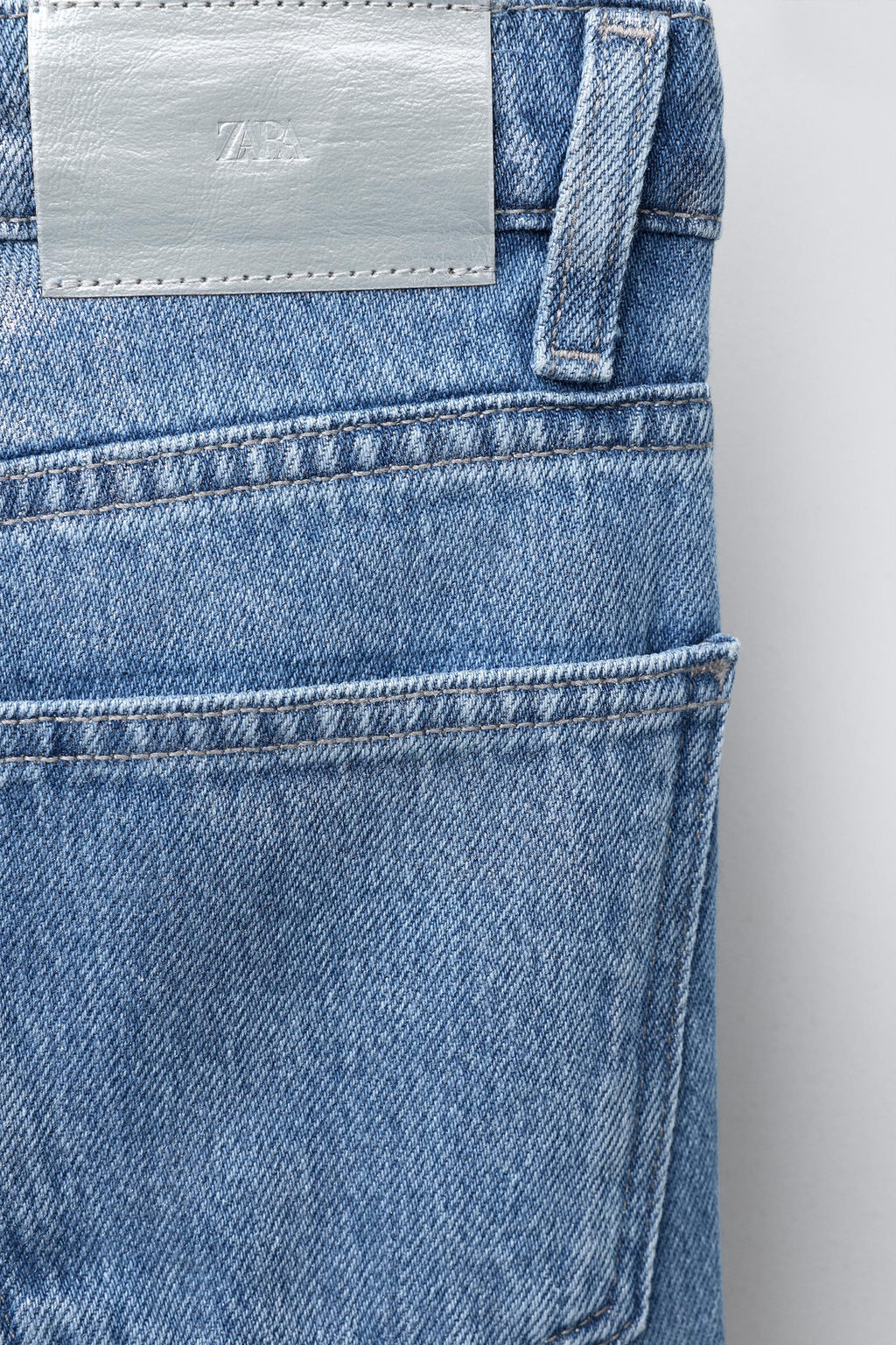 FOIL WIDE-LEG JEANS - Zara фото 4