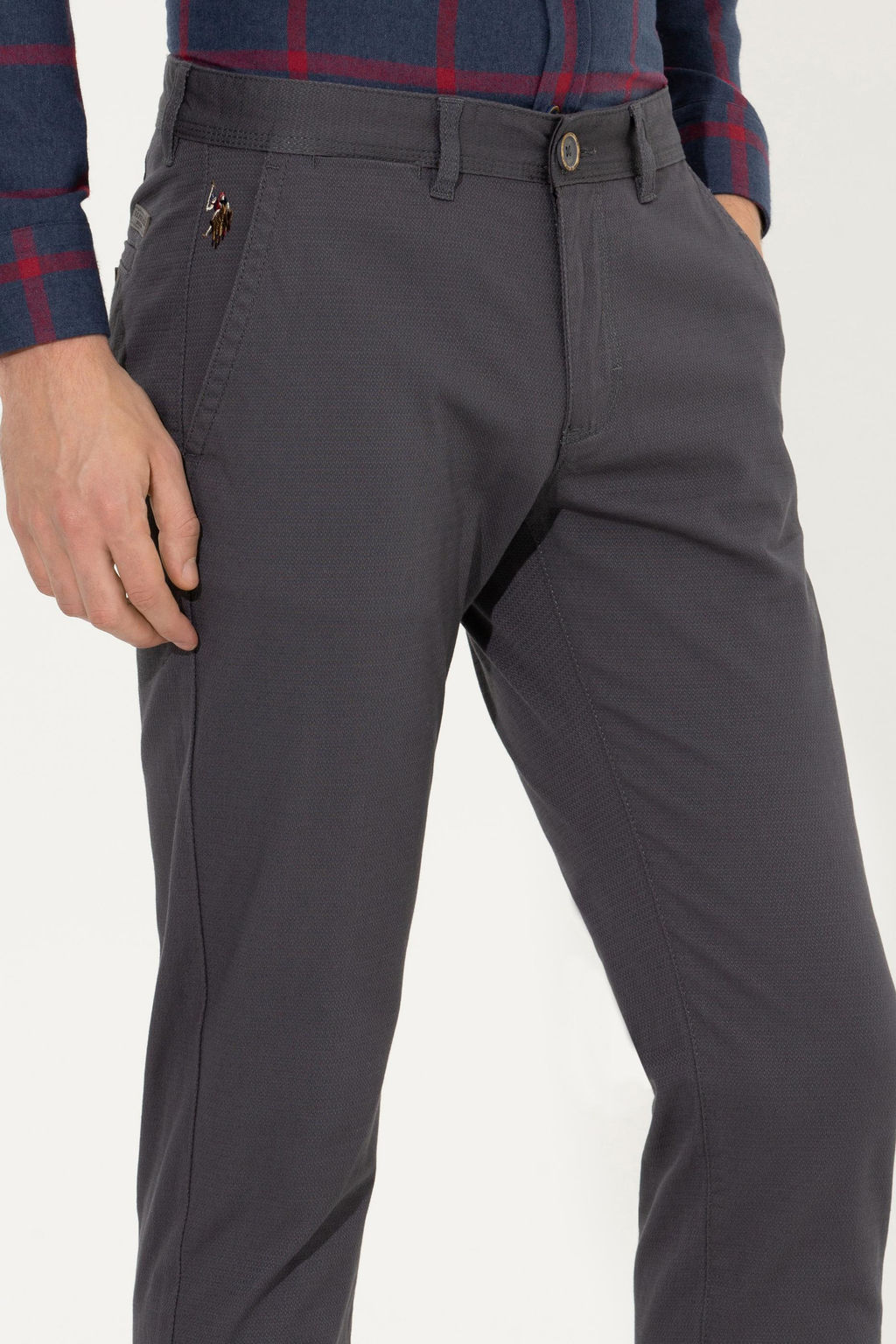 U. S. Polo Assn / Мужские антрацитовые брюки чинос - U.s. polo assn фото 20