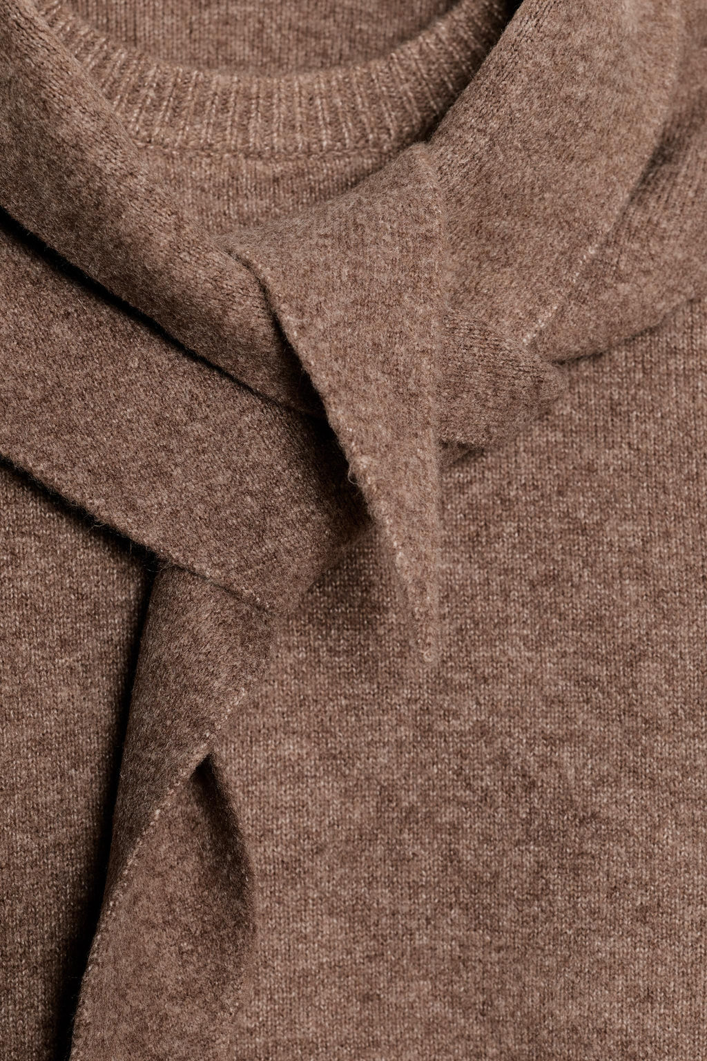 KNIT JUMPER WITH SCARF - Zara фото 4