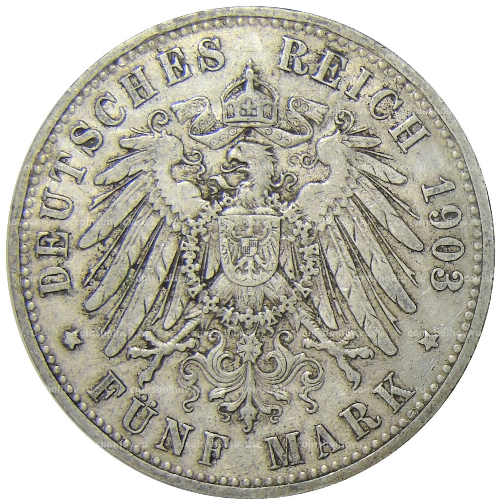 5 марок 1903 года A Германия (Пруссия)