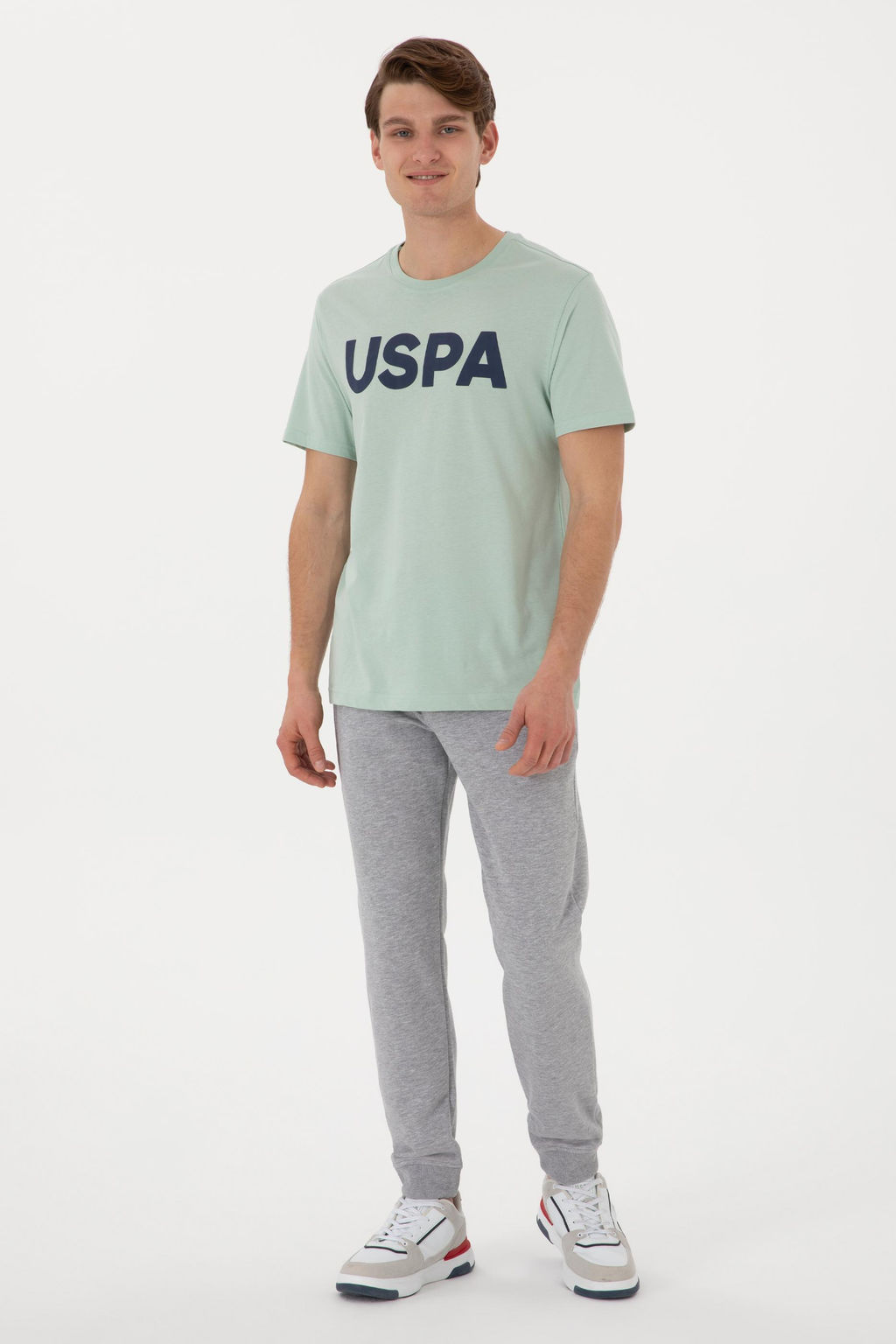 Erkek Gri Melanj E_ofman Alt_ Sepette S_rpriz _ndirim - U.s. polo assn фото 3